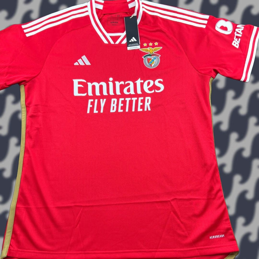 Adidas BNWT Benfica Adidas 2023-2024 Home Football Jersey Mens XL Red Shirt Size US XL / EU 56 / 4 - 1 Thumbnail