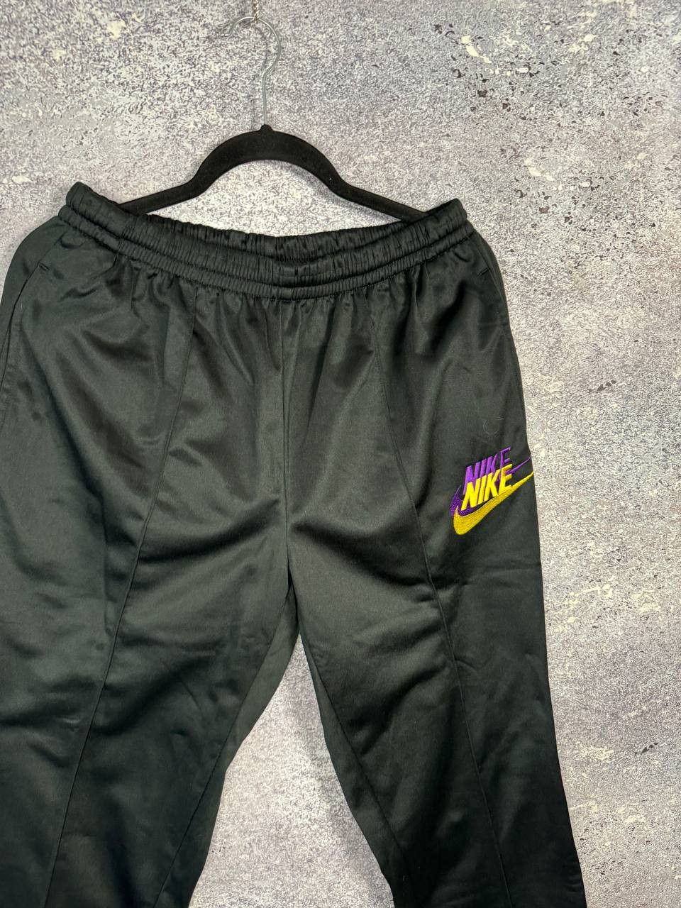 Nike × Vintage Vintage 90's Nike Double Swoosh Sweatpants Parachute 33sz Size US 33 - 3 Thumbnail