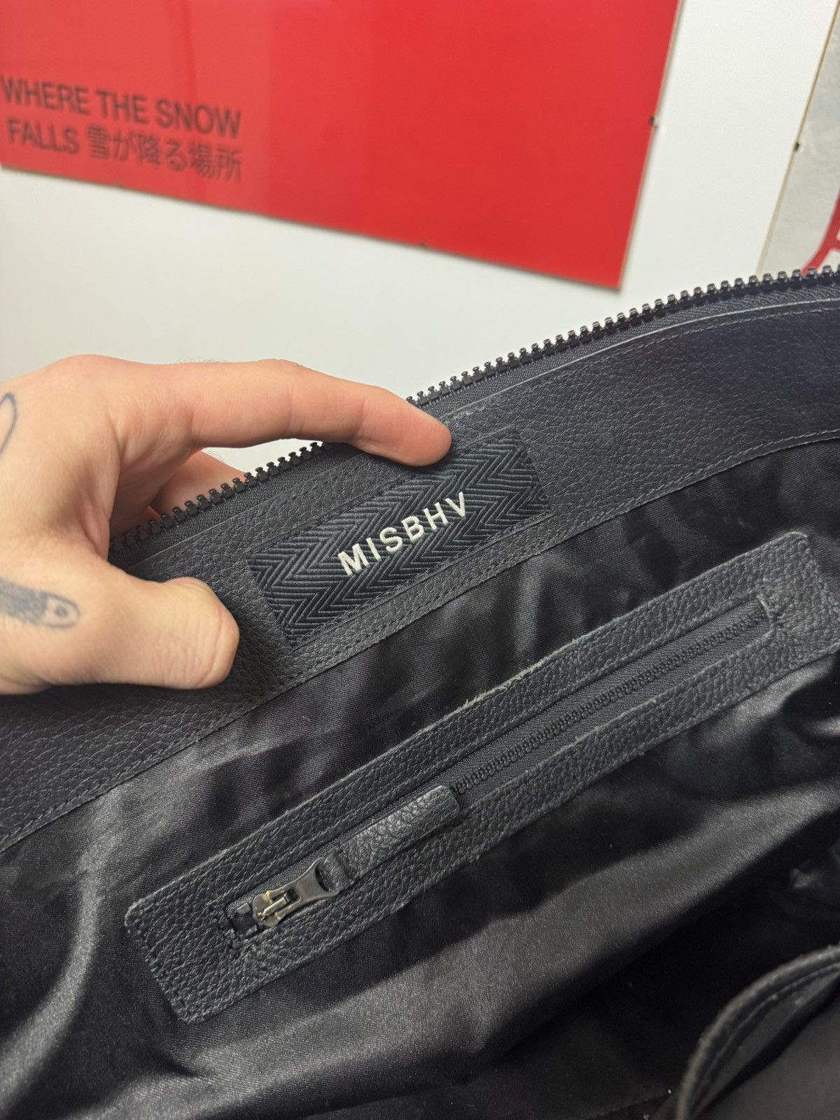 Misbhv MISBHV Designer Leather Hand Bag Do You Still Think Of Me? Size ONE SIZE - 7 Thumbnail