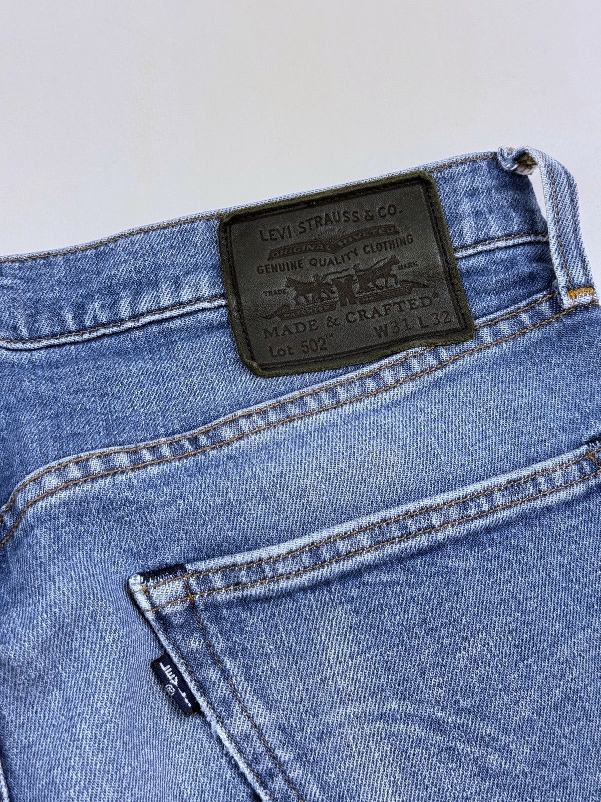 Levi's Made & Crafted Levi’s Made&Crafted 502 Taper Washed Denim Jeans Size US 31 - 17 Thumbnail