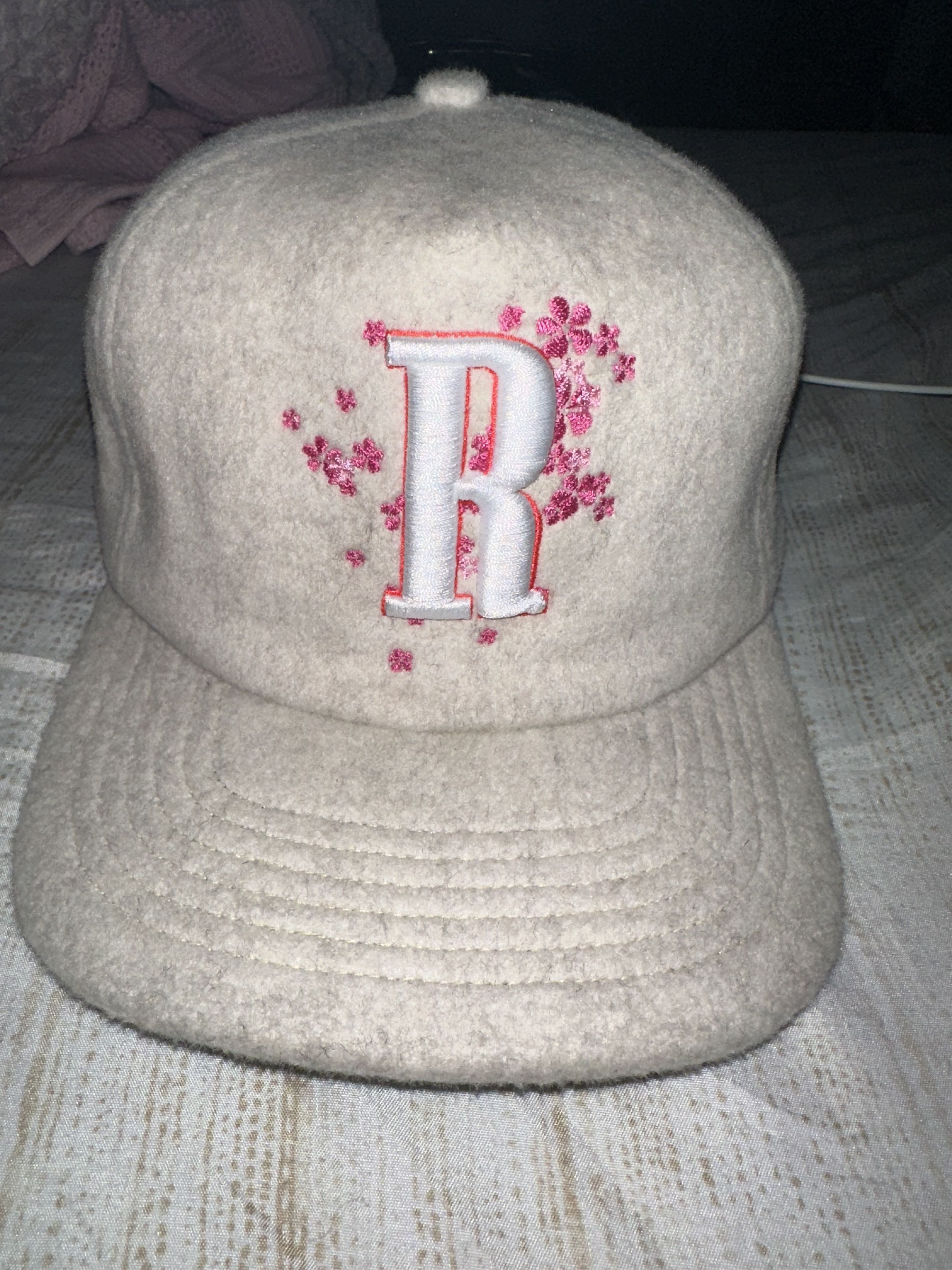 image of Rhude Wool Aapi Hat Cap in Grey, Men's