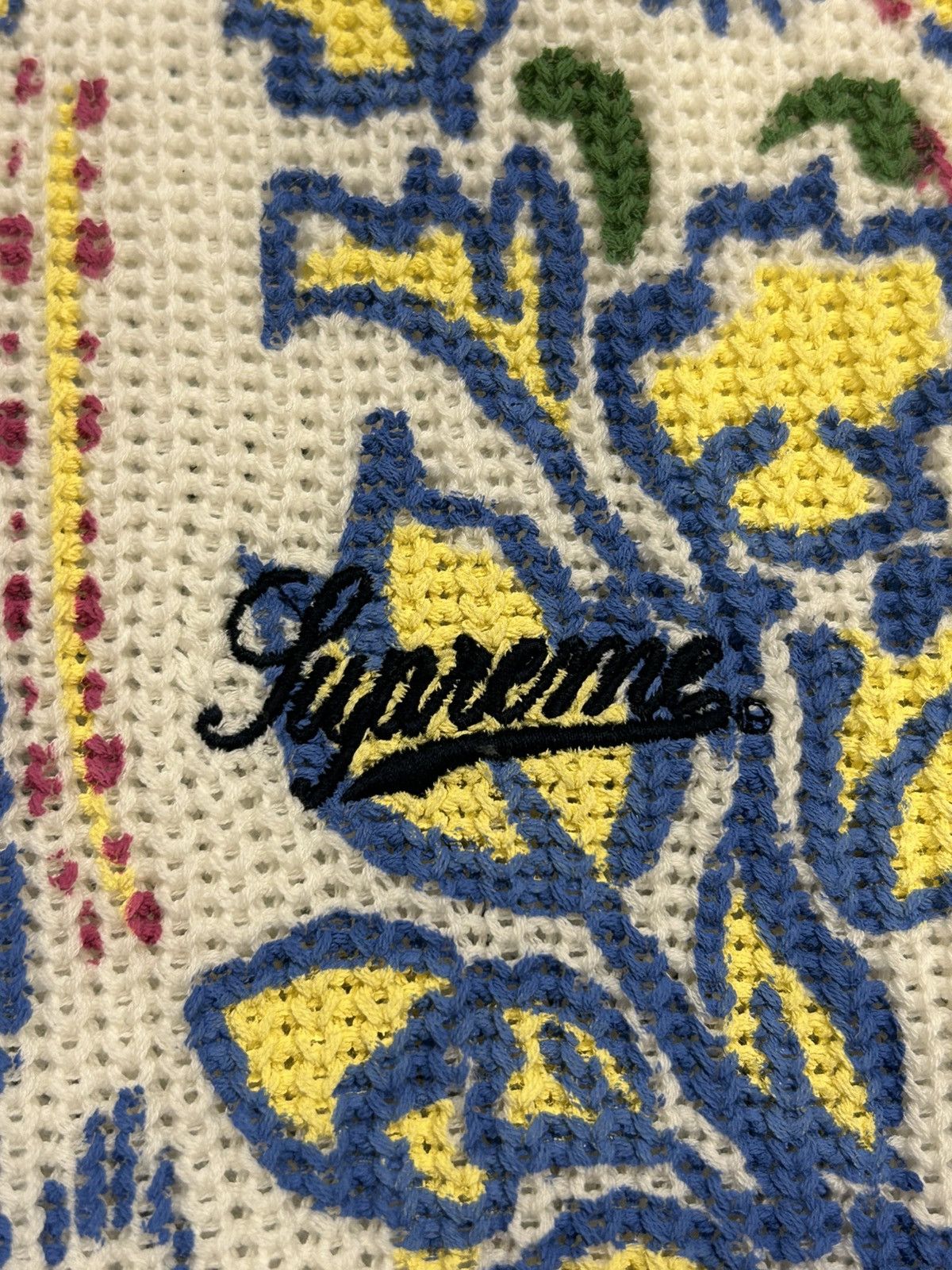 Supreme Supreme Printed Paisley Knit Sweater Size US L / EU 52-54 / 3 - 3 Thumbnail