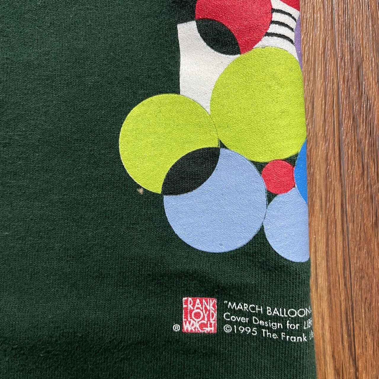 Vintage Frank Lloyd Wright Vintage Shirt Green XL March Balloons Size US XL / EU 56 / 4 - 8 Thumbnail