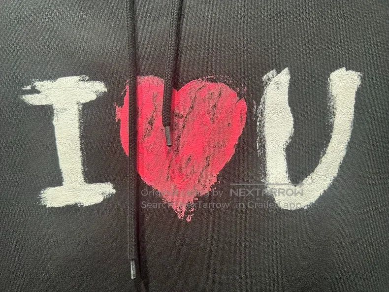 Balenciaga Balenciaga Heart printed hoodie Size US S / EU 44-46 / 1 - 6 Thumbnail