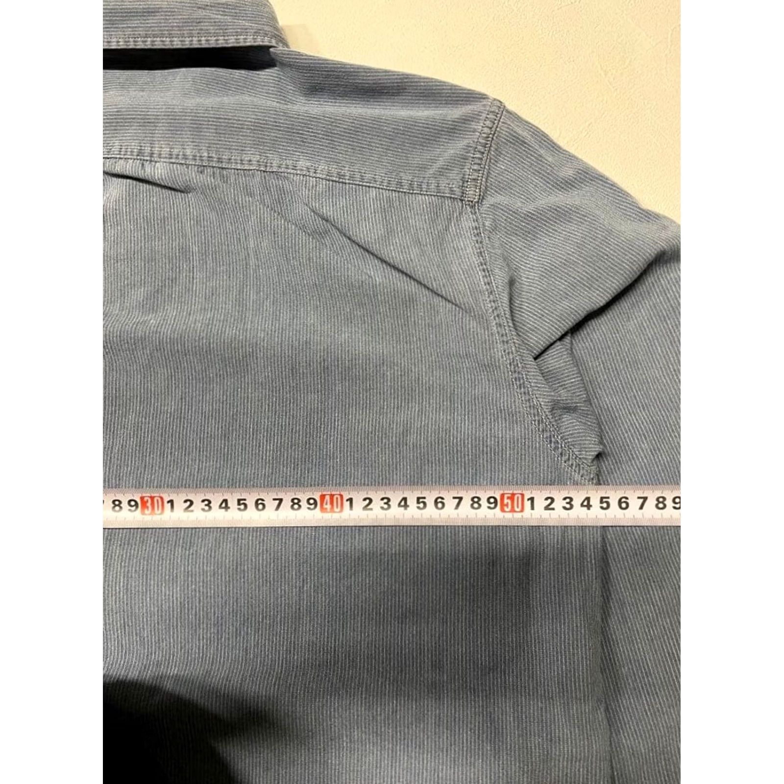 Ralph Lauren RRL RALPH LAUREN Shirt Striped Long Sleeve Indigo Blue Button-Up L Mens Size US L / EU 52-54 / 3 - 5 Thumbnail