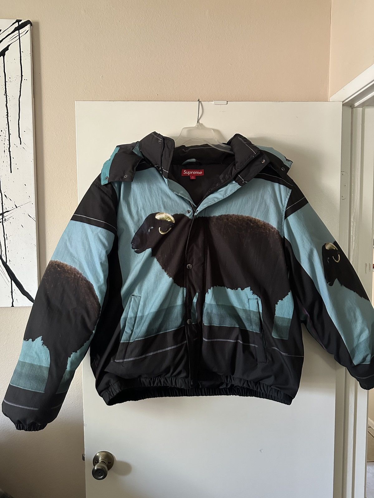 Damien Hirst × Supreme Supreme x Damien Hirst Down Puffer Jacket Size US XL / EU 56 / 4 - 2 Thumbnail