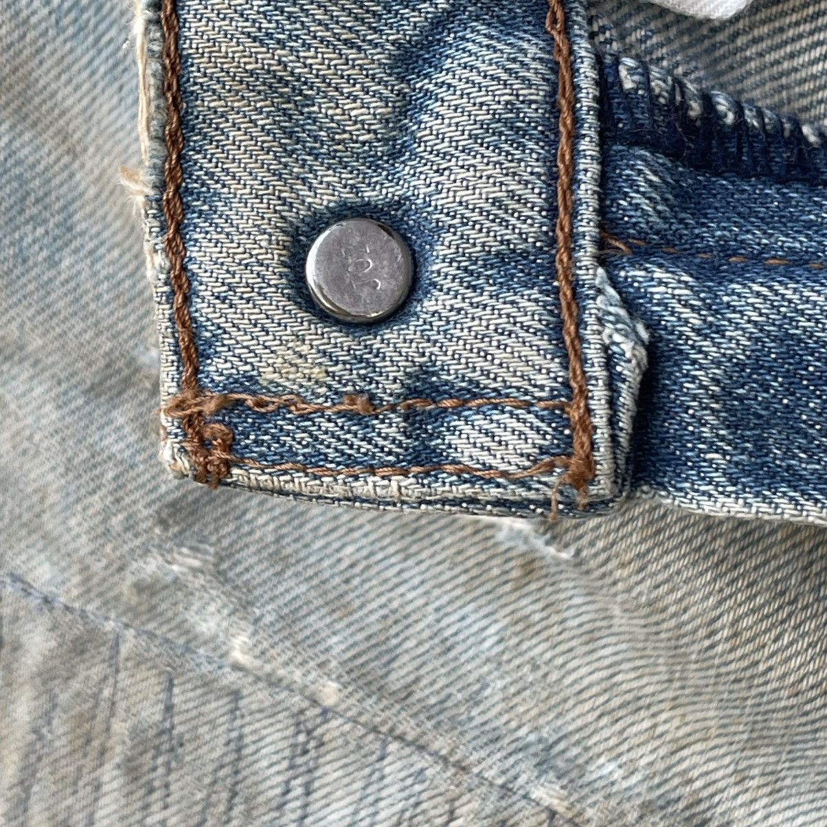 Levi's Thrashed Levi's 543 Reworked Anime Pop-Art Boro Sashiko Size US 30 / EU 46 - 15 Thumbnail