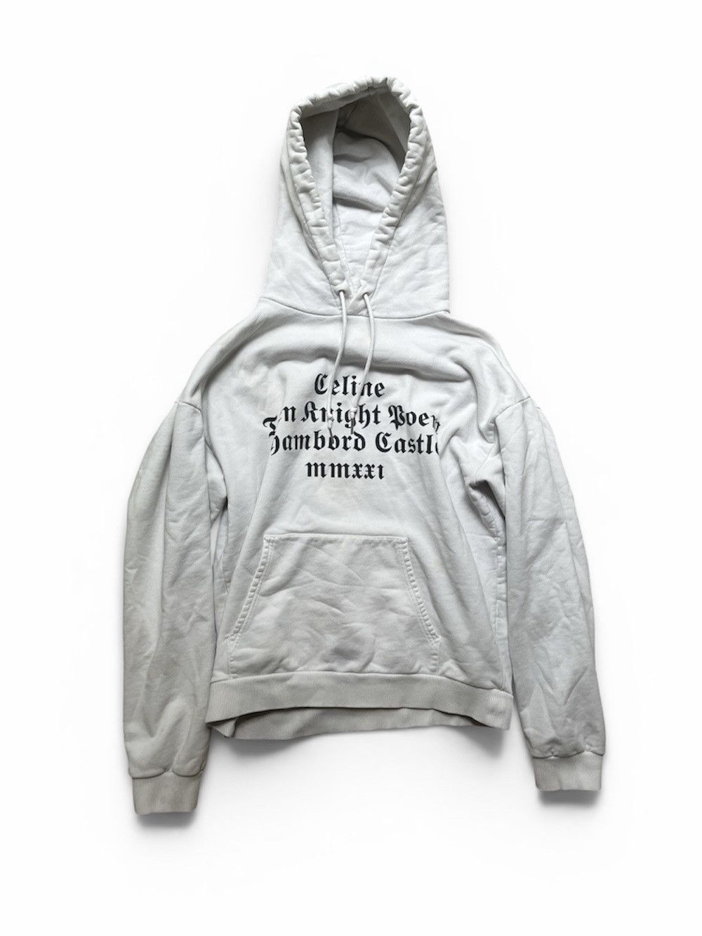Celine × Hedi Slimane Celine Unreleased safety pin hoodie teen