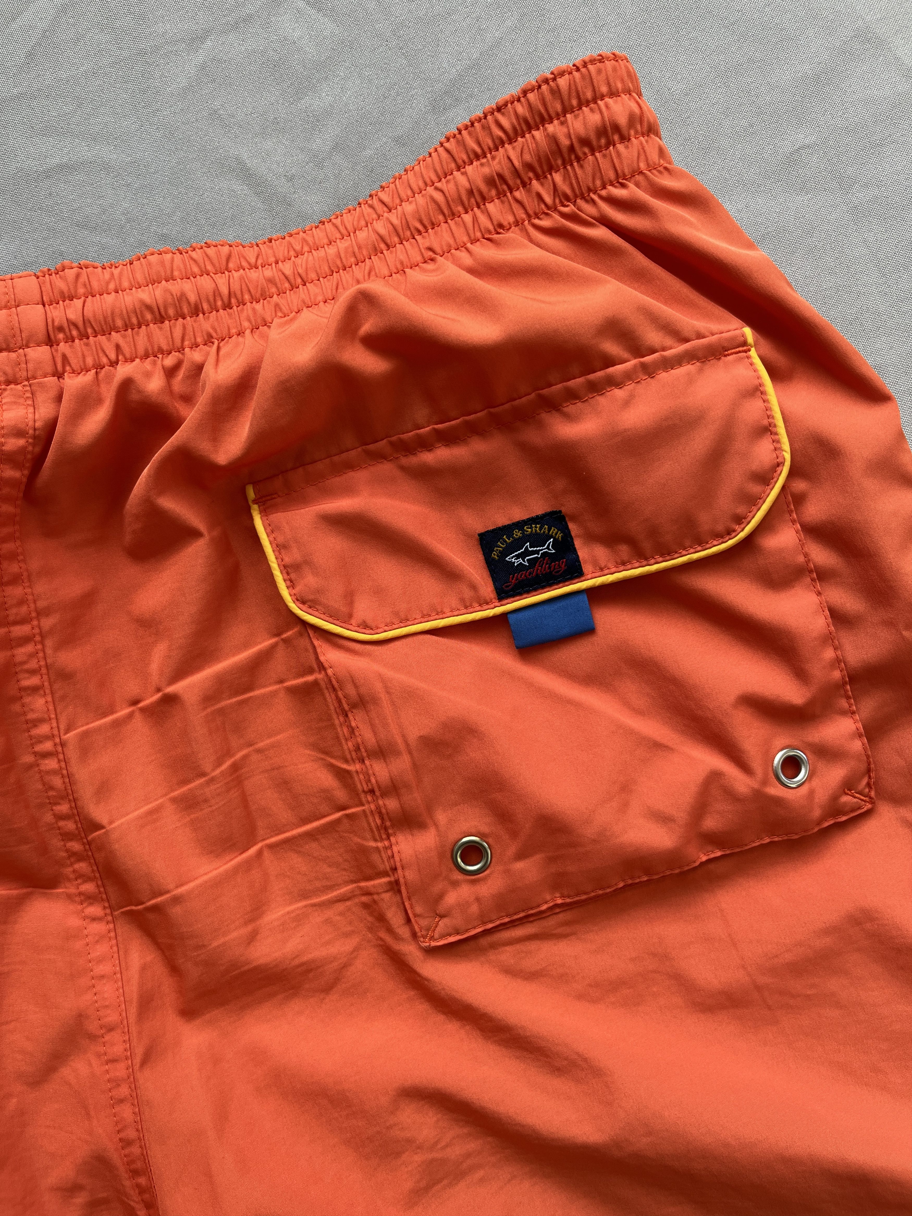 Paul & Shark Paul & Shark Orange Shimmer Light Summer Shorts Size US 32 / EU 48 - 8 Thumbnail