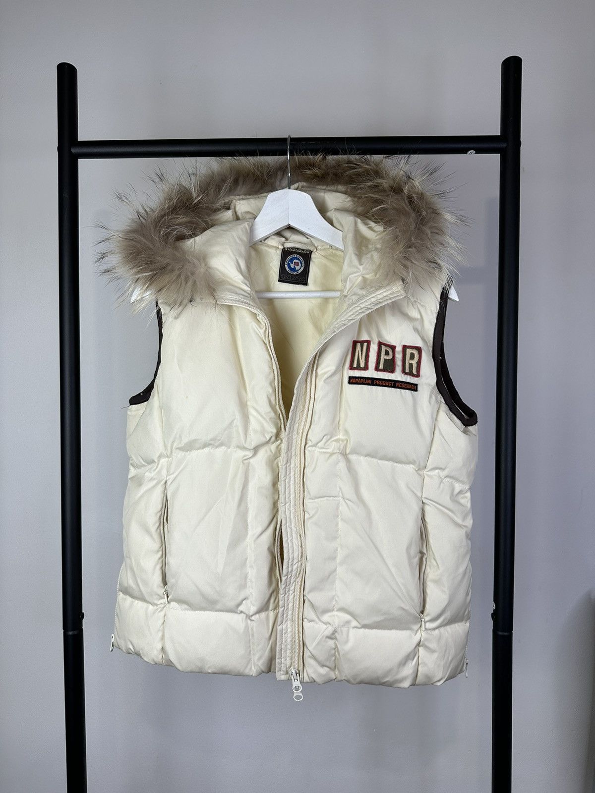 Arctic Premium Japanese Brand Napapijri Napapijri Vest girl arctic Fur good down item Grailed