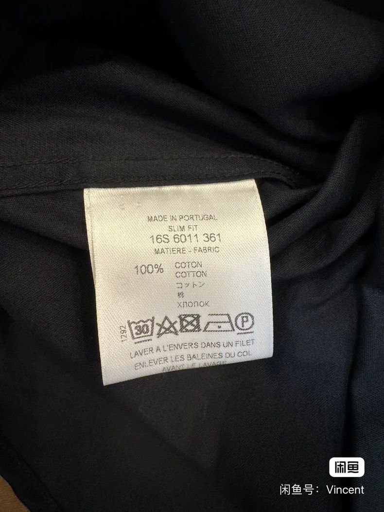 Givenchy Givenchy Size39 Black Zip-Up Slim Fit Shirt, Size 39 Size US M / EU 48-50 / 2 - 5 Thumbnail