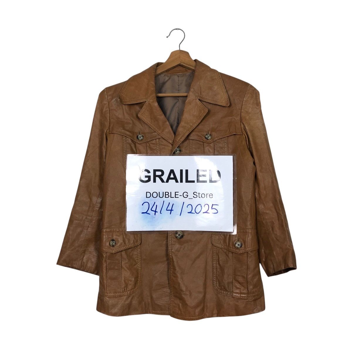 Japanese Brand 📌Vintage Leather Jacket Biker Wear Shlendid Issey Miyake Size US M / EU 48-50 / 2 - 1 Thumbnail