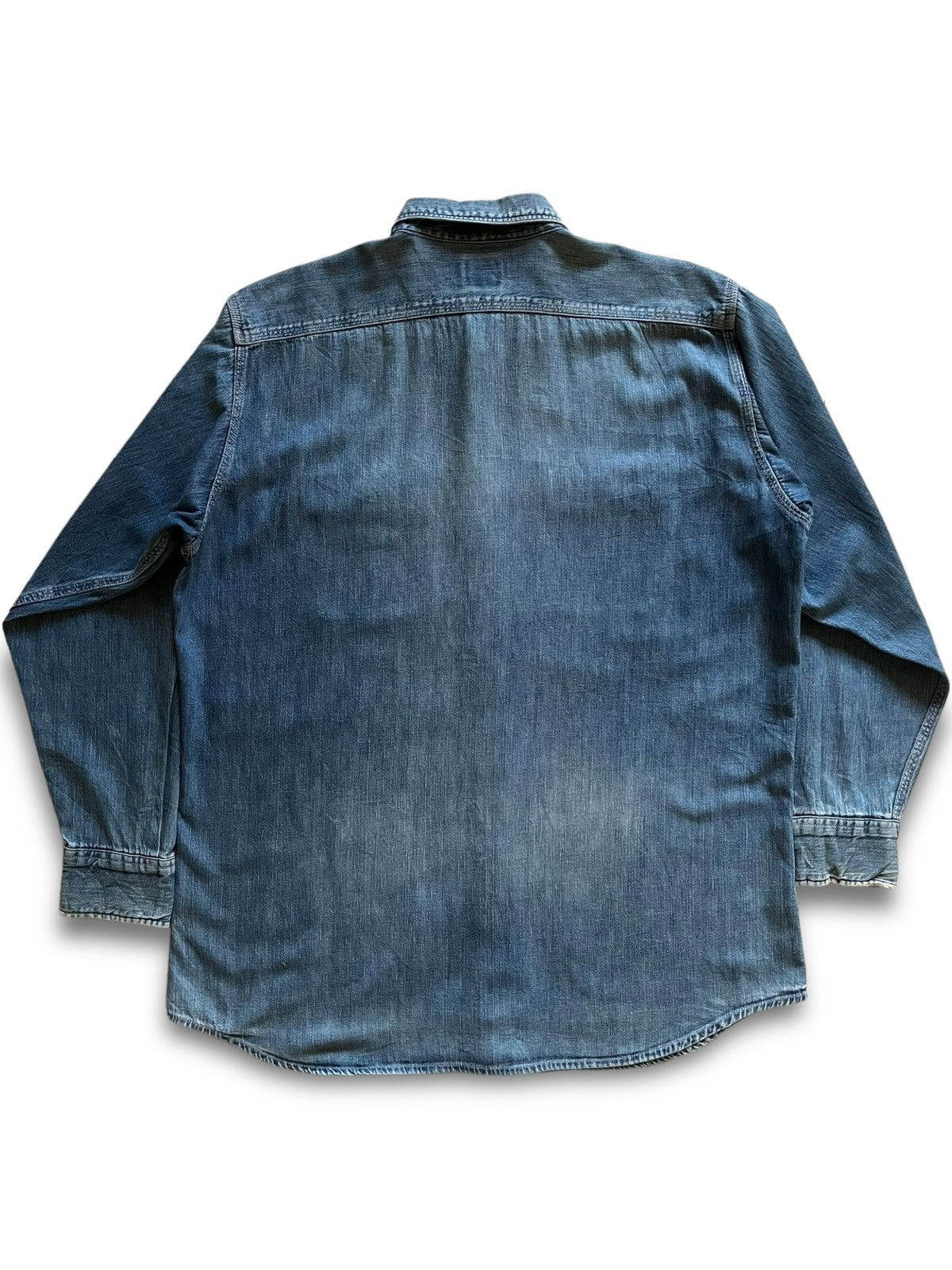 Levi's × Levi's Vintage Clothing SALES🔥Vintage Levis Workwear Orange Tab Denim Button Ups Size US L / EU 52-54 / 3 - 4 Thumbnail