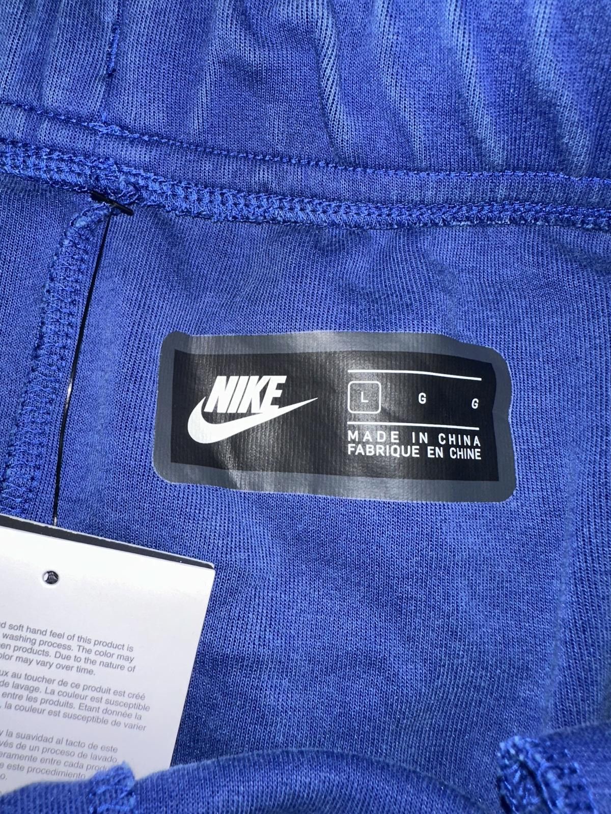 Nike Nike Sportswear Men's Deep Royal Washed Tech Fleece Joggers Pants Size US 34 / EU 50 - 7 Thumbnail