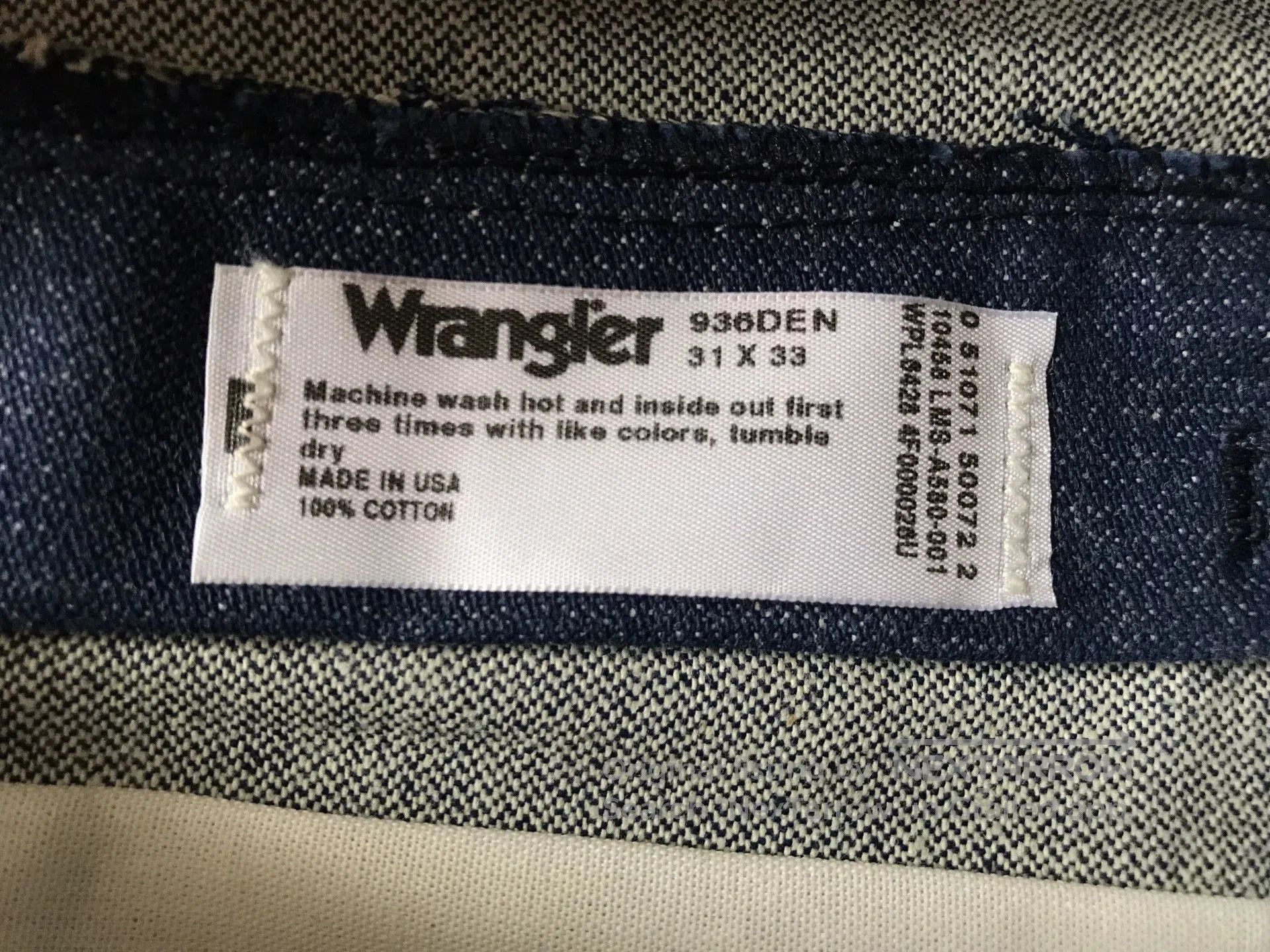 Wrangler 90s Wrangler 936DEN Jeans W31L33. Size US 31 - 9 Thumbnail