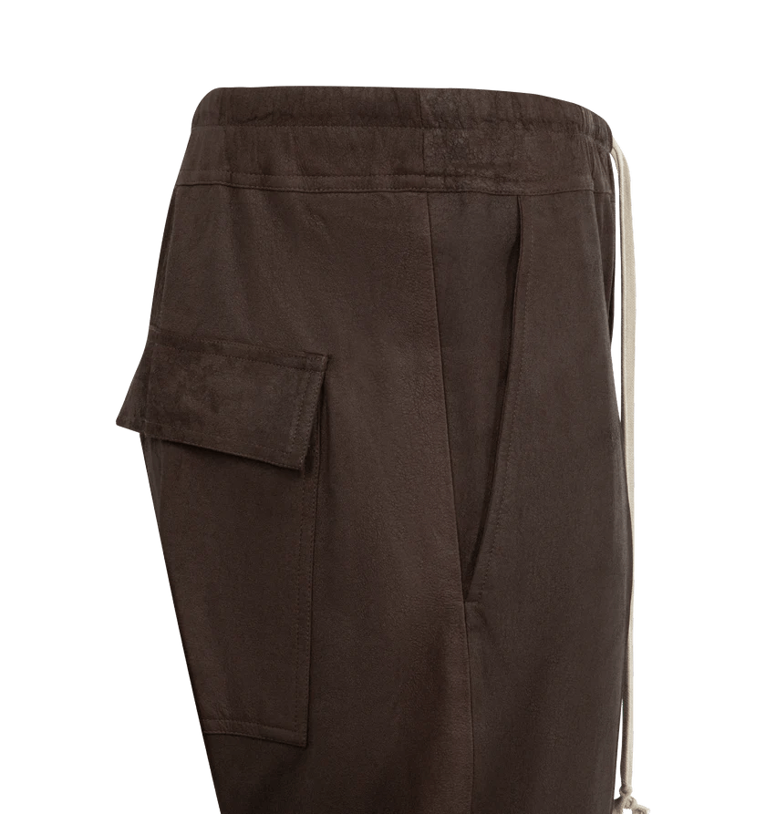 Rick Owens o1h1sh11225 Drawstring Cropped Pant in Brown Size US 34 / EU 50 - 3 Thumbnail