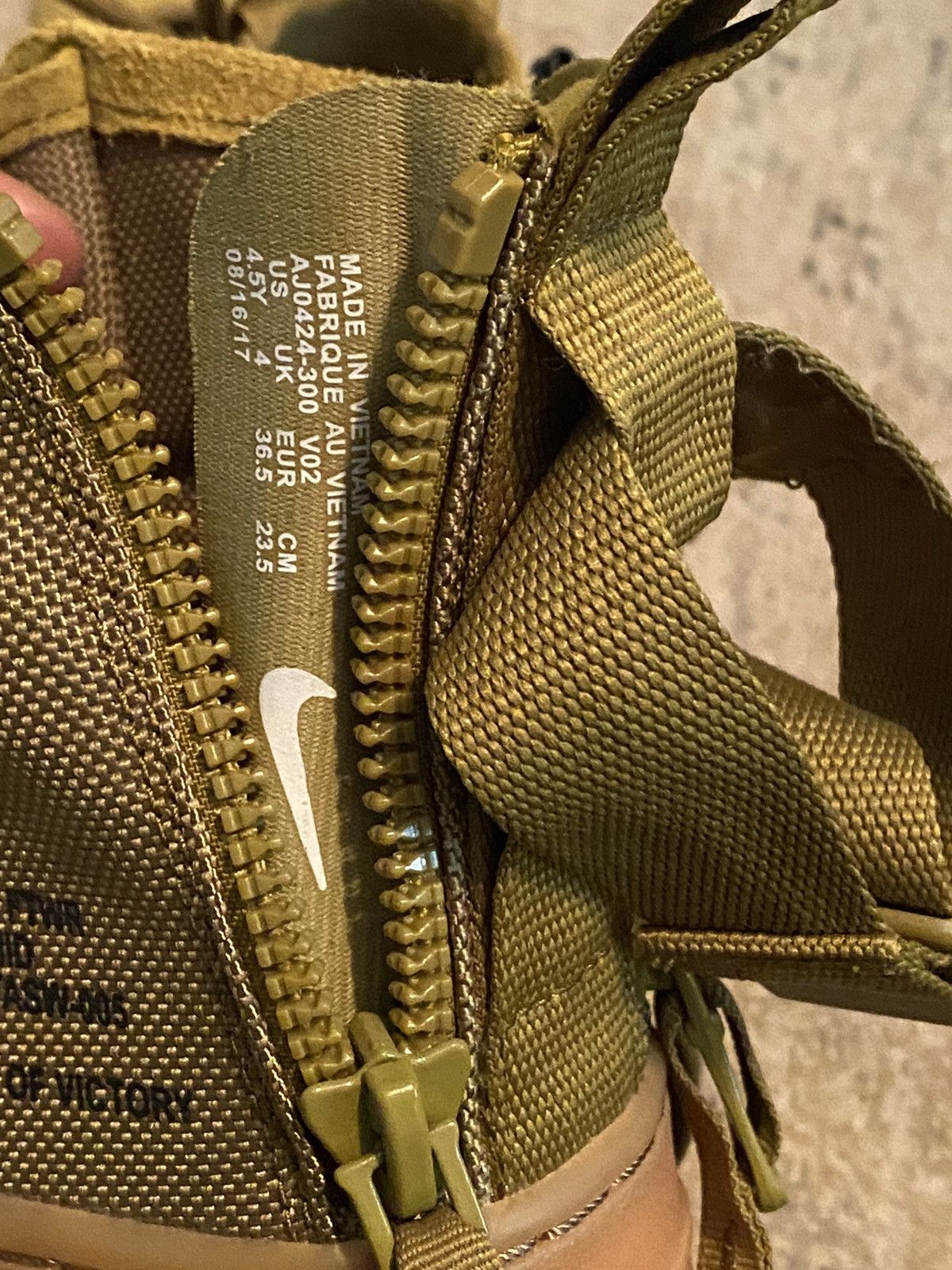 Nike Af1 SF “goddess of victory” 4.5Y 6W Size US 5 / EU 37 - 9 Thumbnail