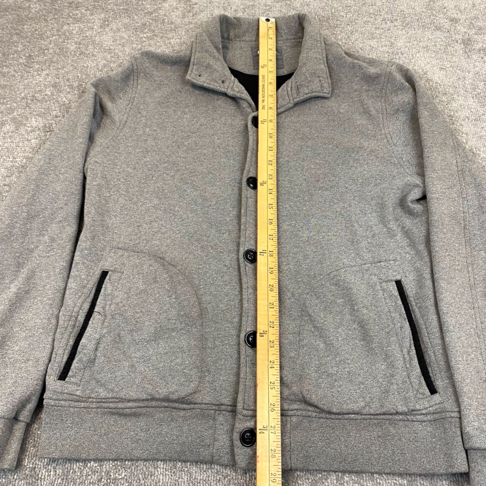 Bonobos Bonobos Slim Fit Jacket Mens Medium Gray Button-Up Collared Mid-Length Casual Outdoor Size US M / EU 48-50 / 2 - 5 Thumbnail
