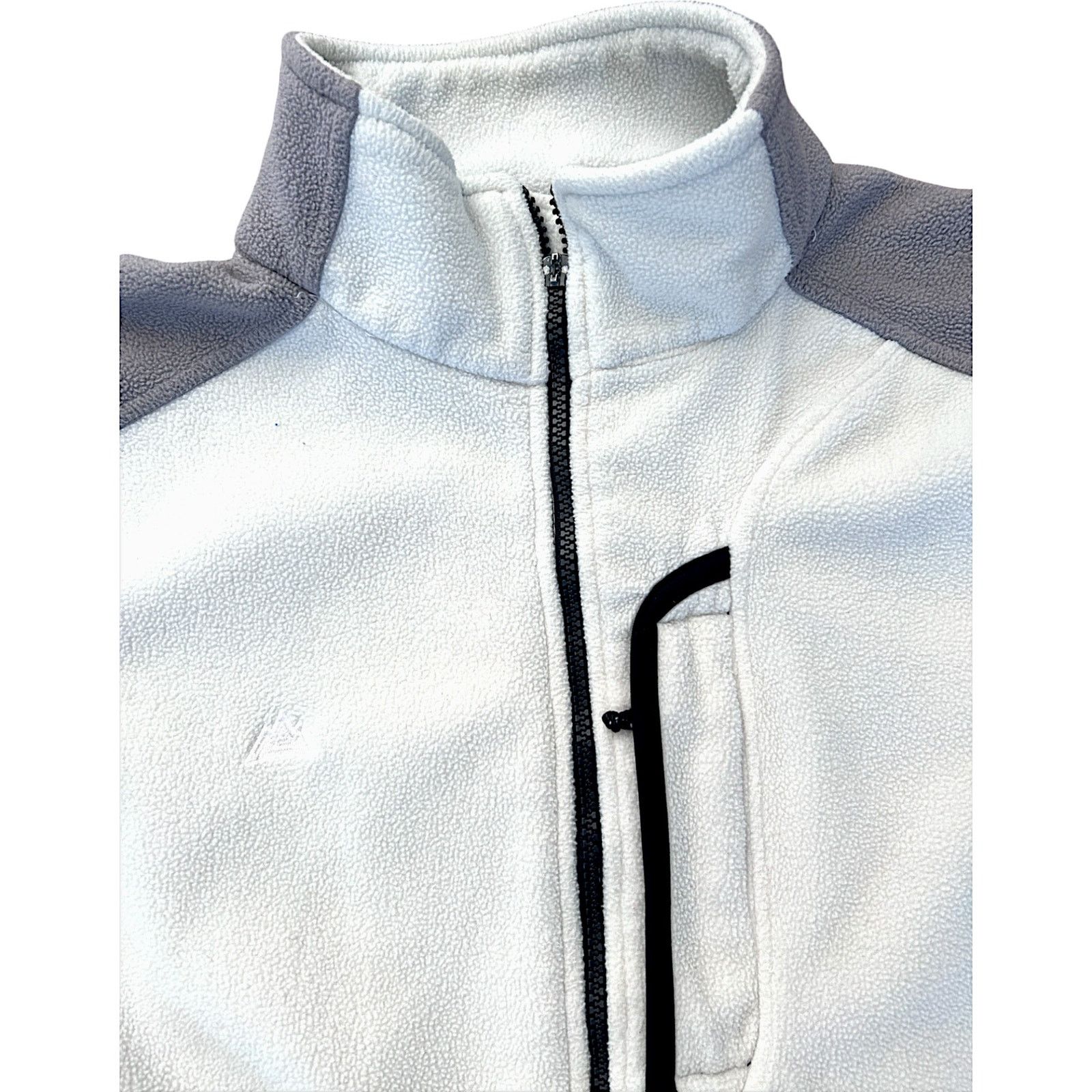 Other Snozu Women's Large White Fleece Jacket Size L / US 10 / IT 46 - 4 Thumbnail
