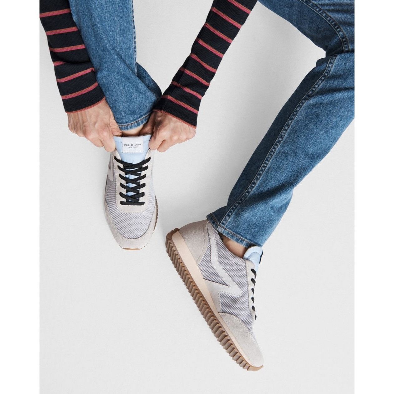 Rag & Bone Rag & Bone Women’s Retro Runner Sneaker - Size 38/8 Size US 8 / IT 38 - 1 Thumbnail