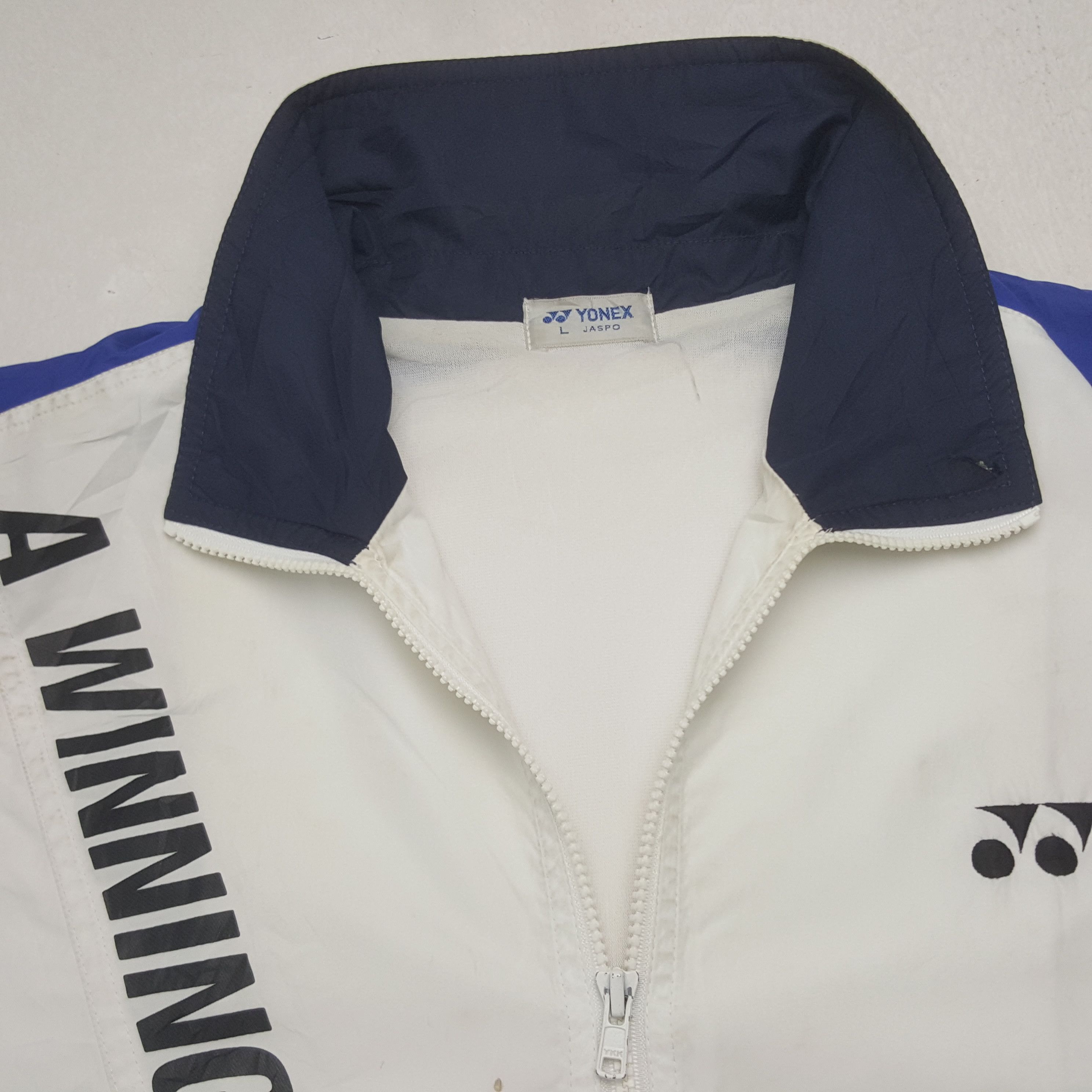 Japanese Brand Vintage Yonex Badminton Sport Windbreaker Jacket RR19 Size US L / EU 52-54 / 3 - 4 Thumbnail
