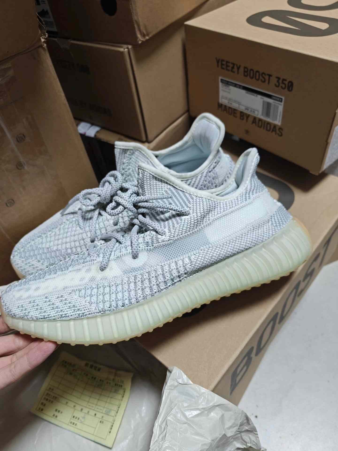 Adidas Adidas YEEZY350 Gray Lowtop Sneakers 9.5 Men Size US 9.5 / EU 42-43 - 1 Thumbnail