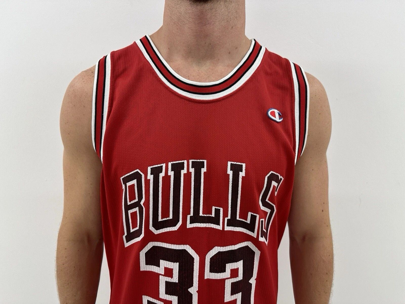 Champion Vintage Chicago Bulls Jersey Champion #33 Scottie Pippen USA Size US L / EU 52-54 / 3 - 3 Thumbnail