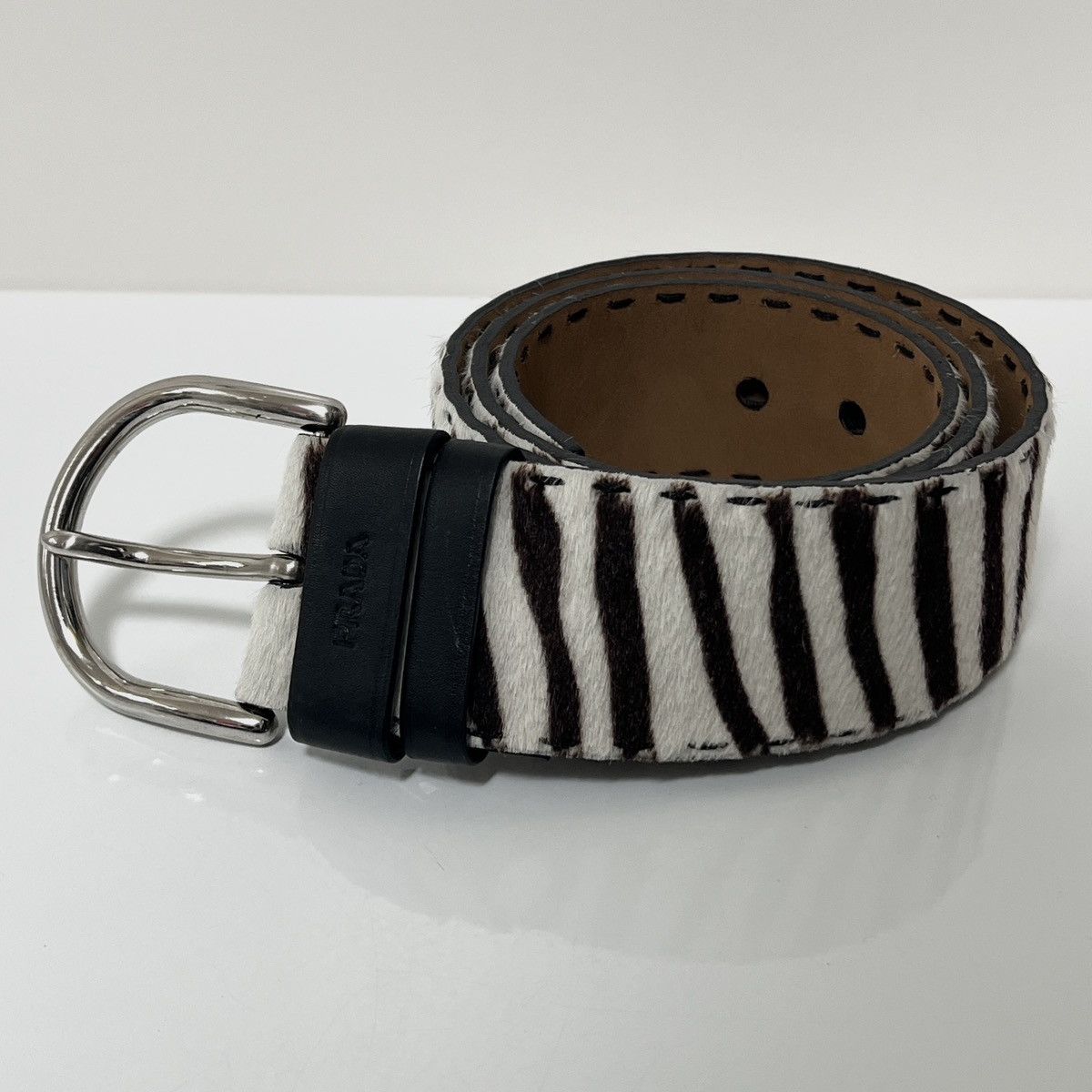 Prada Prada Leopard Fur Belt | Grailed