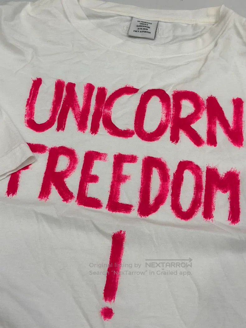 Vetements Vetements Unicorn Short Sleeve Size US XS / EU 42 / 0 - 2 Thumbnail