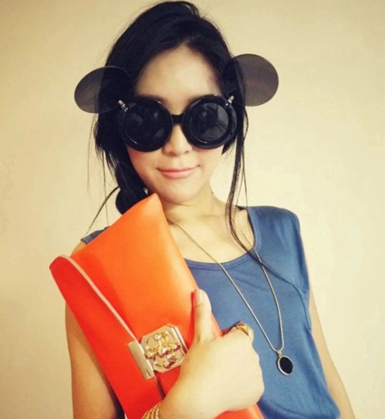 Other Vintage Lady Gaga Flip Sunglasses Women Fashion Chic Size ONE SIZE - 8 Thumbnail