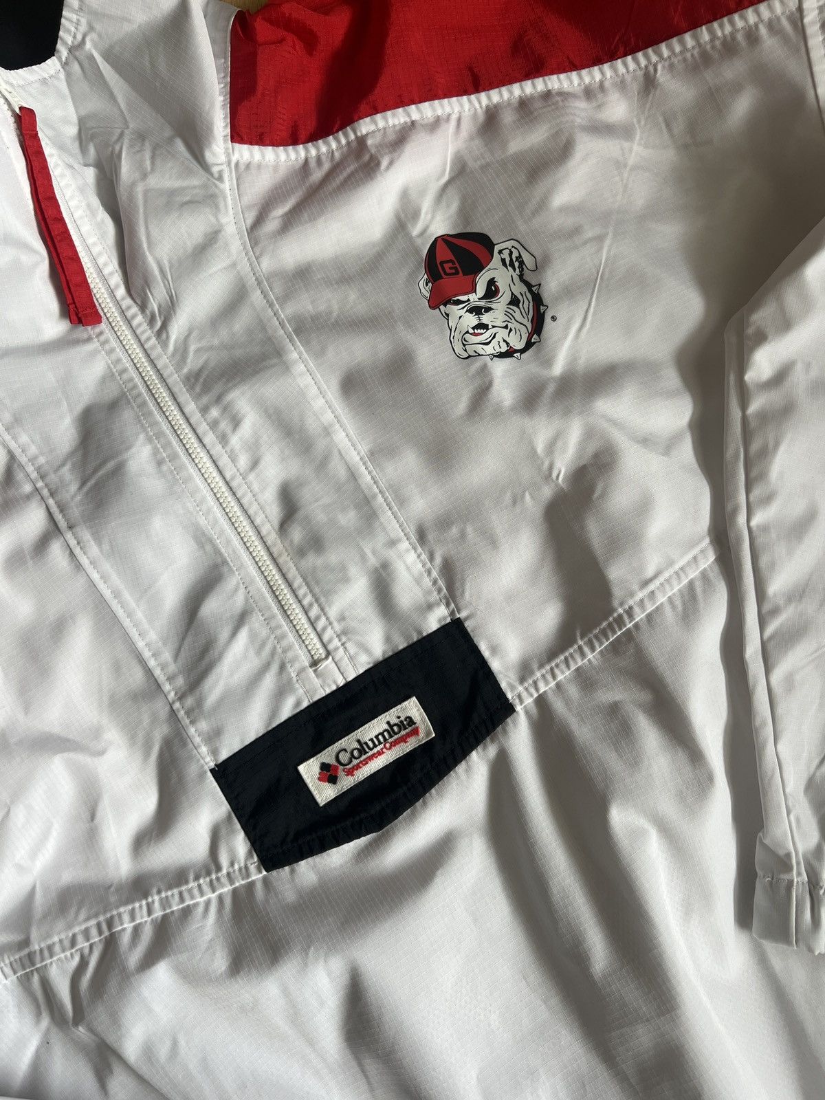 Columbia Columbia Georgia Bulldogs Mens XL Windbreaker 1/4 Zip NWOT Size US XL / EU 56 / 4 - 2 Thumbnail