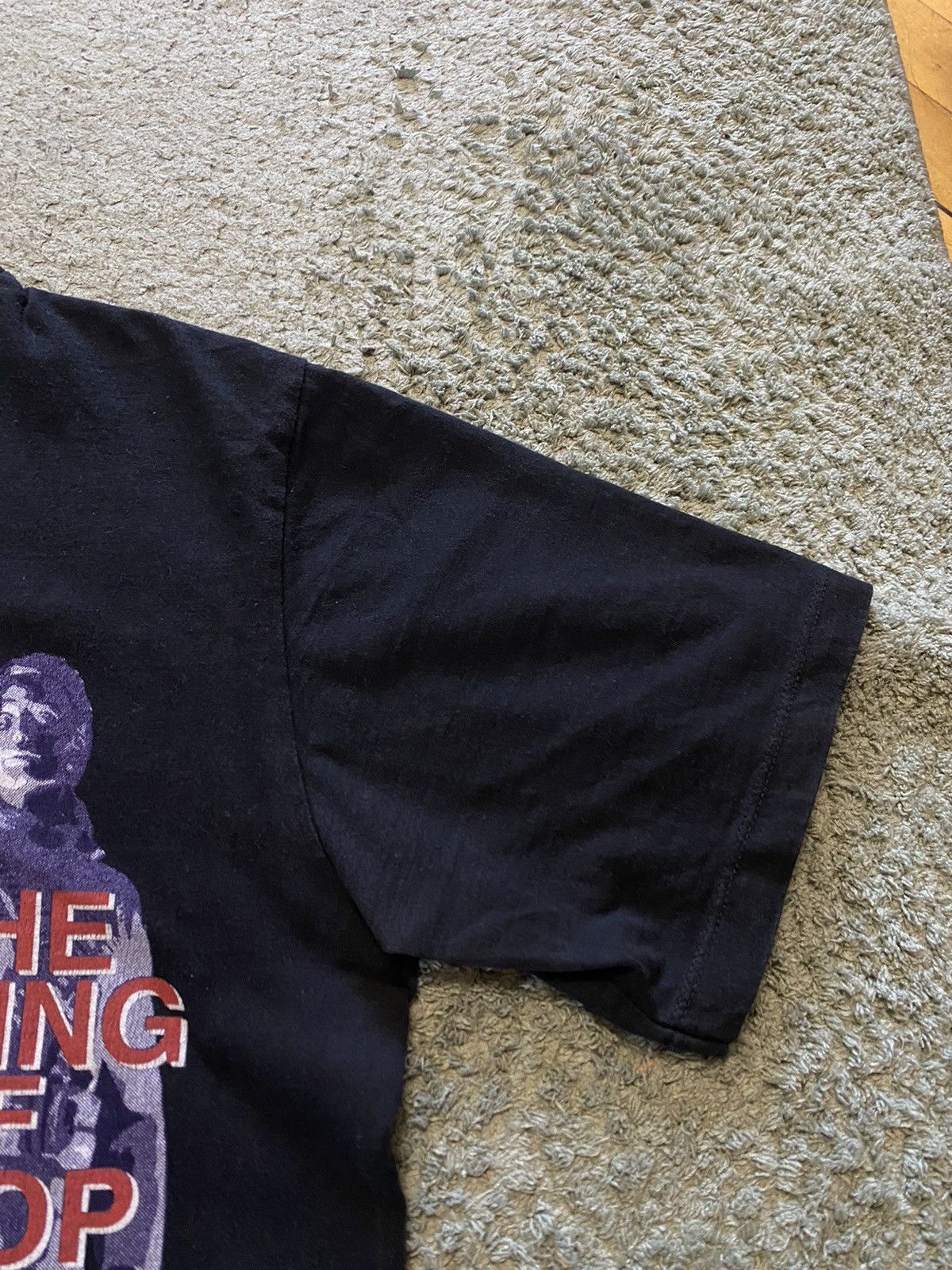 Band Tees × Michael Jackson × Vintage Vintage Michael Jackson Bootleg The King of Pop T Shirt tee Size US L / EU 52-54 / 3 - 9 Thumbnail