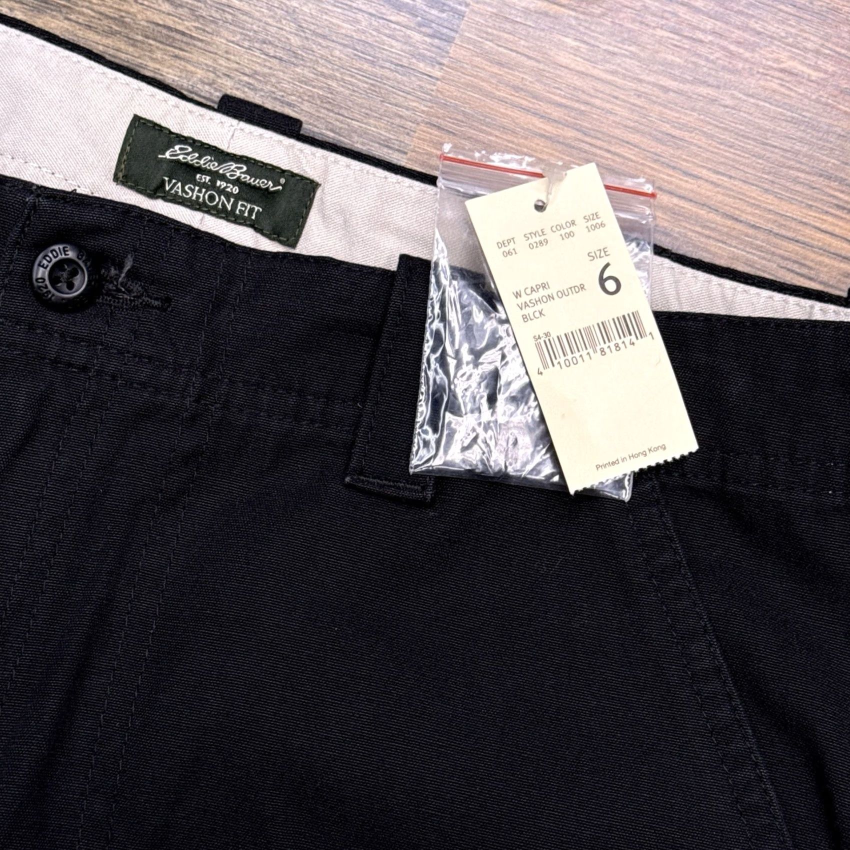 Eddie Bauer Eddie Bauer Capri Pants Womens 6 Black 24 Inch Vashon Outdoor New Size 28" / US 6 / IT 42 - 4 Thumbnail