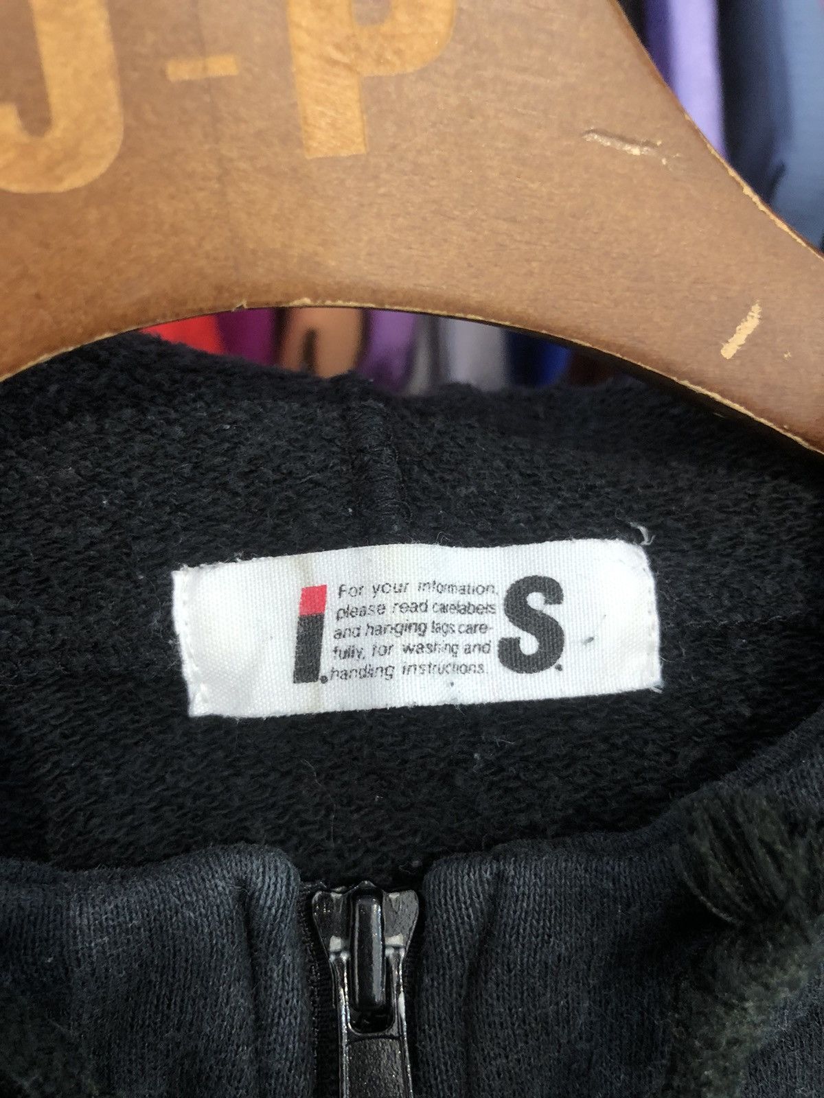 Issey Miyake × Vintage Rare Vintage 80s Issey Miyake black hoodie Size US M / EU 48-50 / 2 - 3 Thumbnail