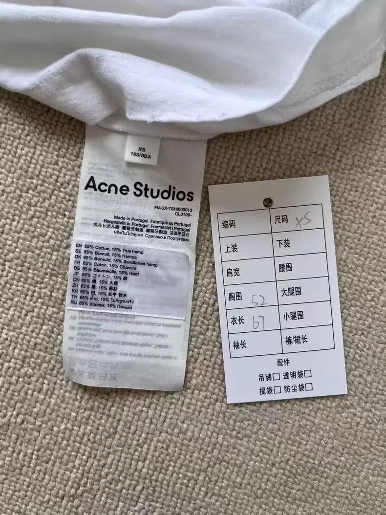 Acne Studios Acne Studios 1996 Series Logo Loose Retro Spray Printed Cr Size US XS / EU 42 / 0 - 4 Thumbnail