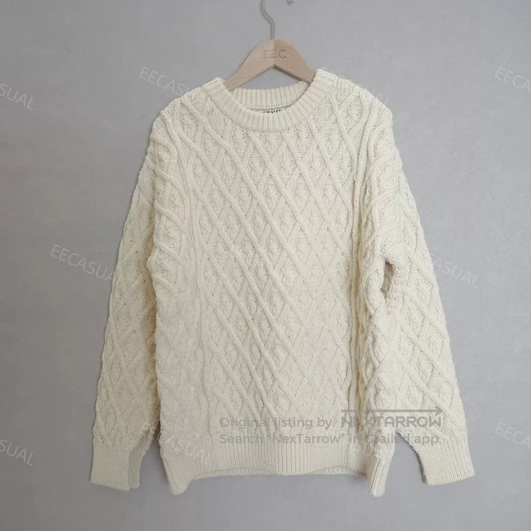 Auralee AURALEE Hard Twist Merino Wool Sweater. Size XS / US 0-2 / IT 36-38 - 1 Thumbnail