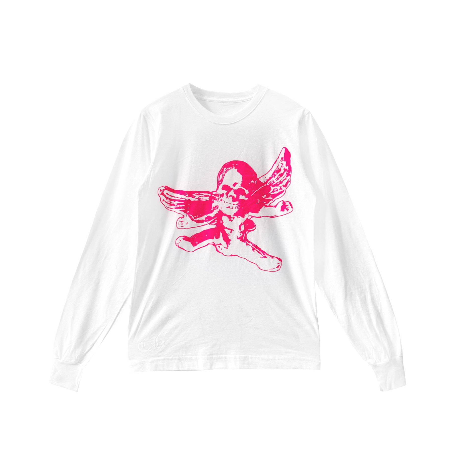 Chrome Hearts Chrome Hearts Foti White Long Sleeve T-Shirt Tee Size S / US 4 / IT 40 - 1 Thumbnail