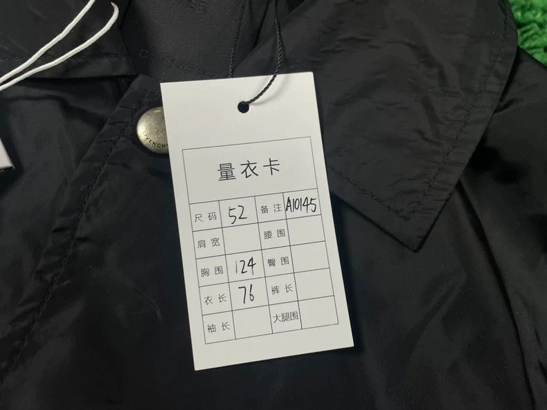 Givenchy Givenchy Letter Back Jacket, Size 52 Size US L / EU 52-54 / 3 - 7 Thumbnail