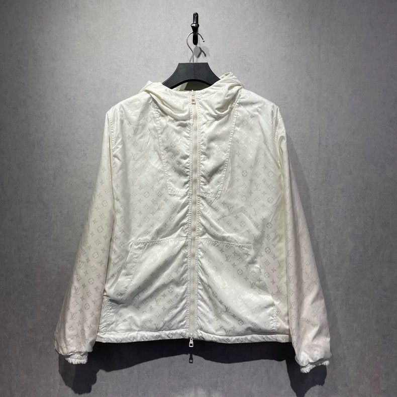 Louis Vuitton LOUIS VUITTON Reversible Jacket with White Logo jacket Size US XL / EU 56 / 4 - 3 Thumbnail
