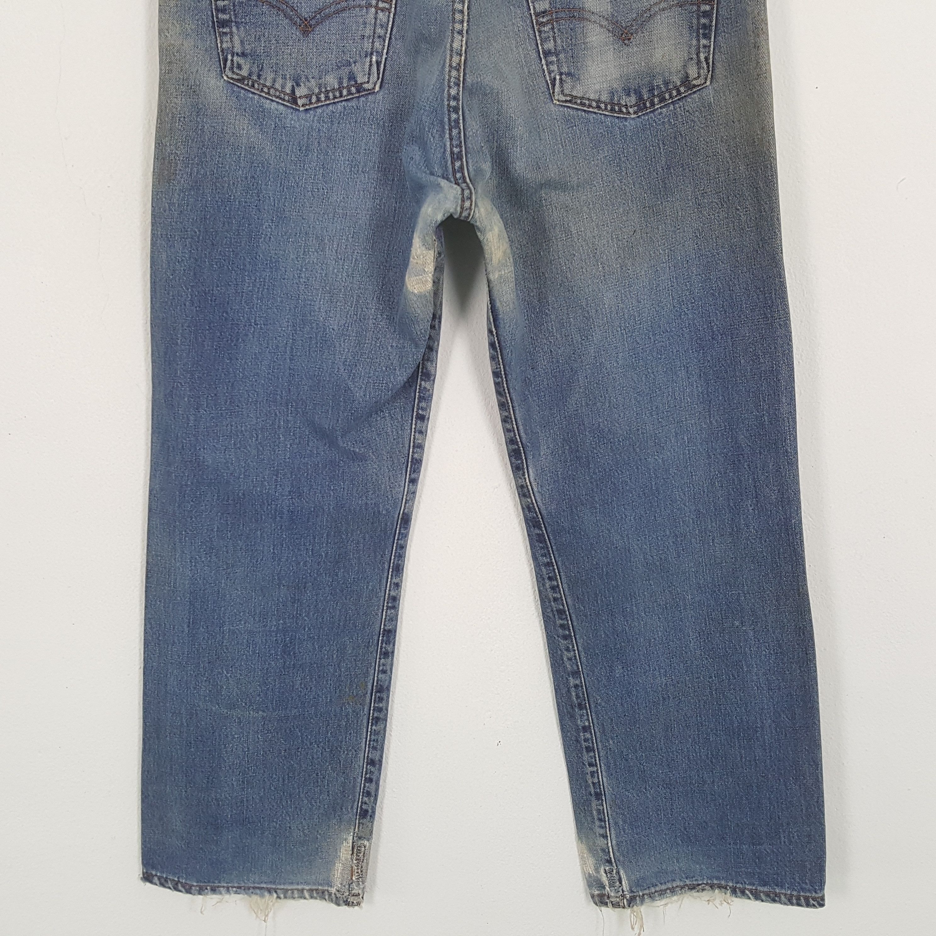 Levi's × Vintage LEVI'S Streetwear Style Distressed Jeans Size US 31 - 3 Thumbnail