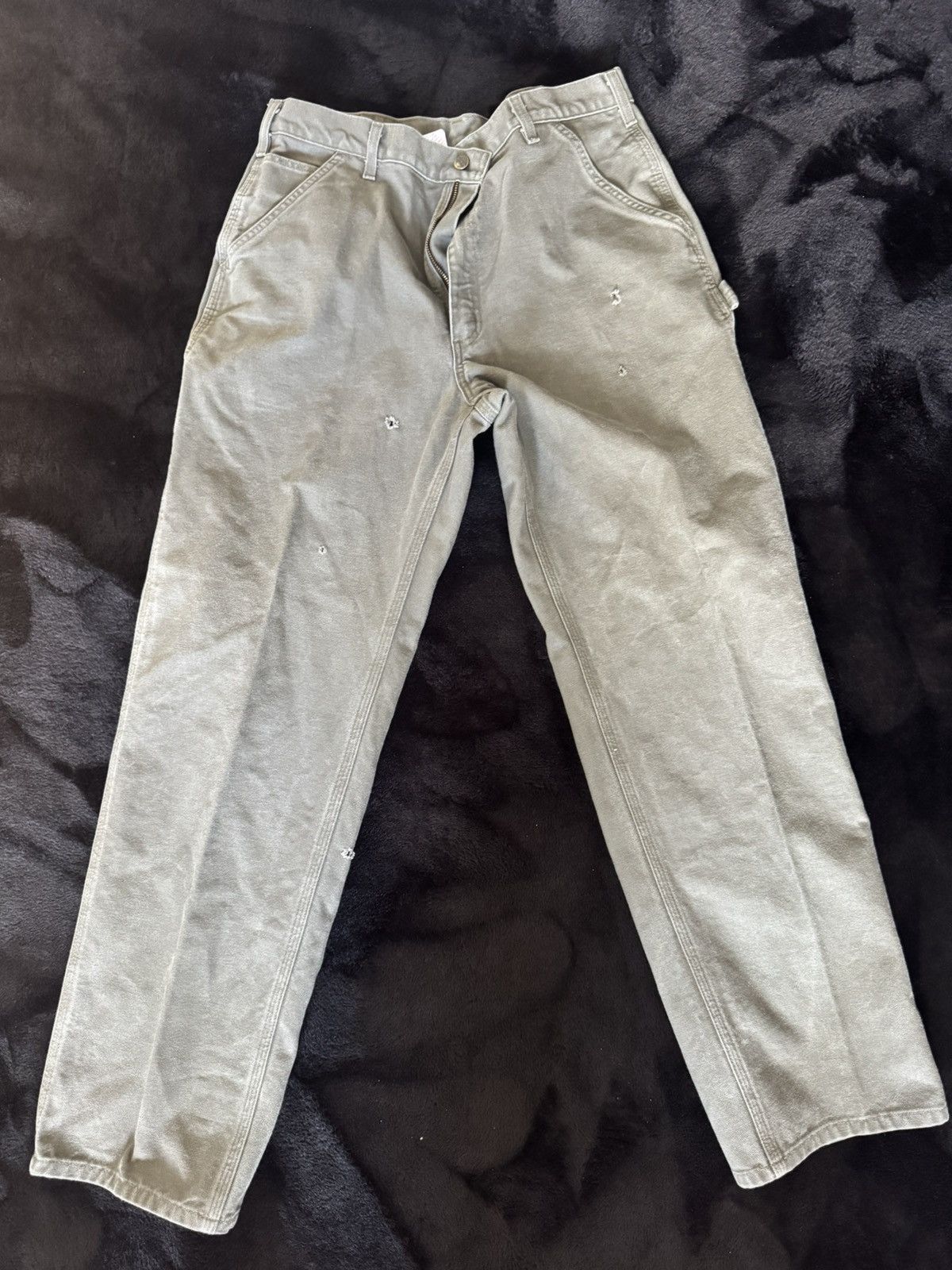 Carhartt Green 36x34 Carhartt Work Pants Size US 36 / EU 52 - 1 Thumbnail