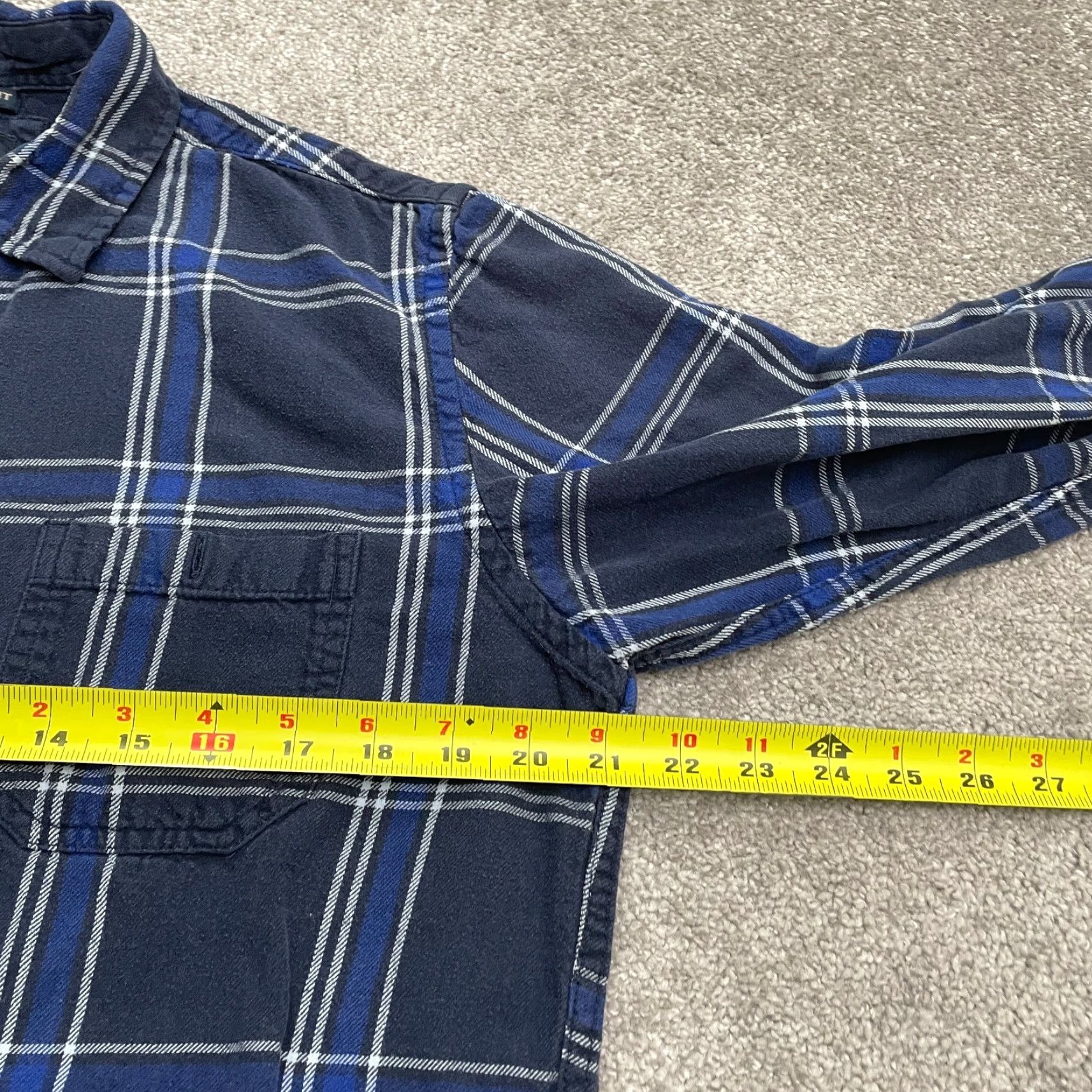 Old Navy VINTAGE Old Navy 90s Grunge Flannel Shirt Men’s Medium Blue Plaid Cotton Casual Size US M / EU 48-50 / 2 - 7 Thumbnail