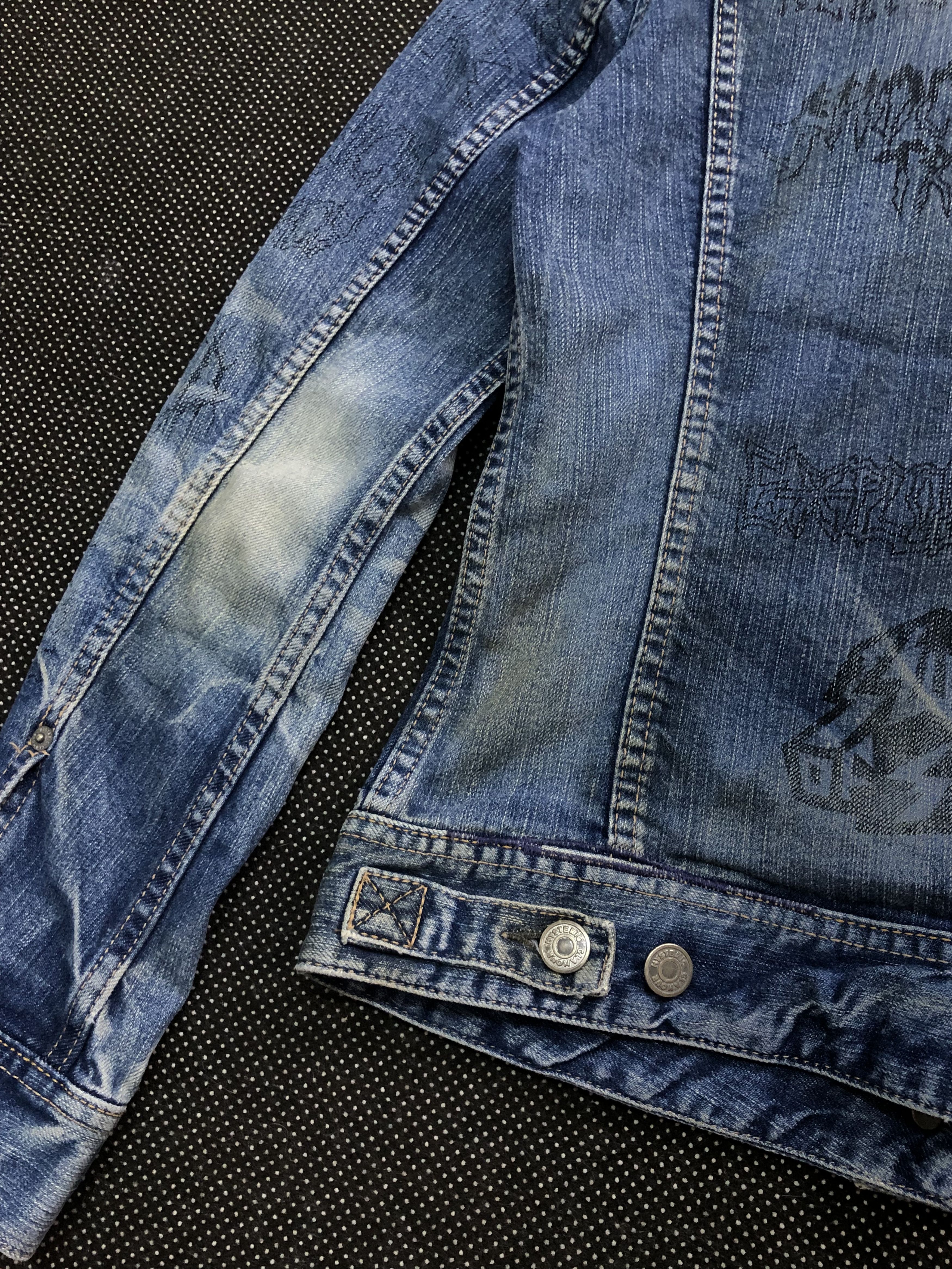 Hysteric Glamour RARE🔥90’S HYSTERIC KINKY JEANS TAKUYA KIMURA DENIM JACKET Size XXS / US 00 / IT 34 - 14 Thumbnail