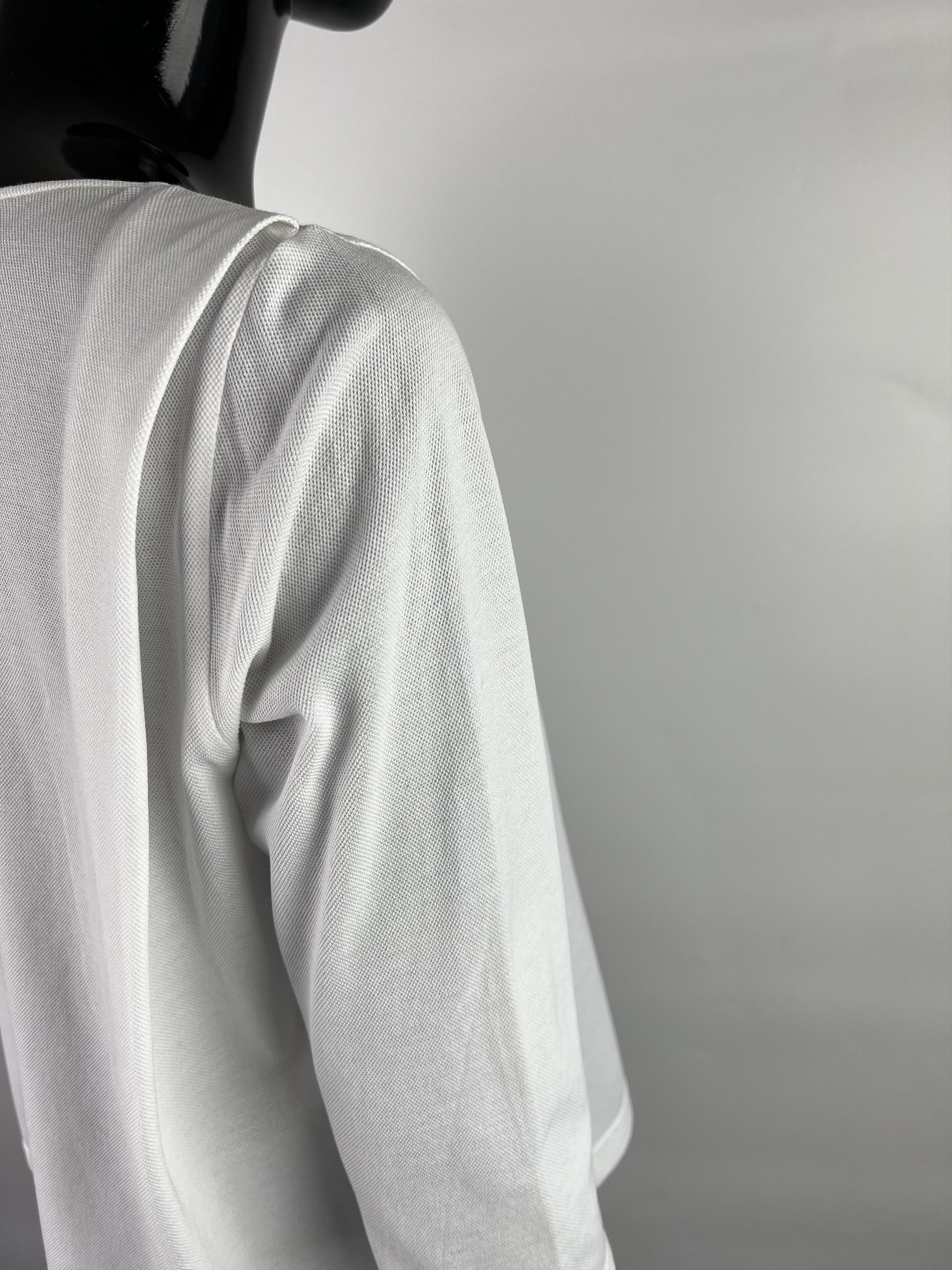 Fabiana Filippi Fabiana Filippi White Cotton Top Size IT44 Size M / US 6-8 / IT 42-44 - 4 Thumbnail
