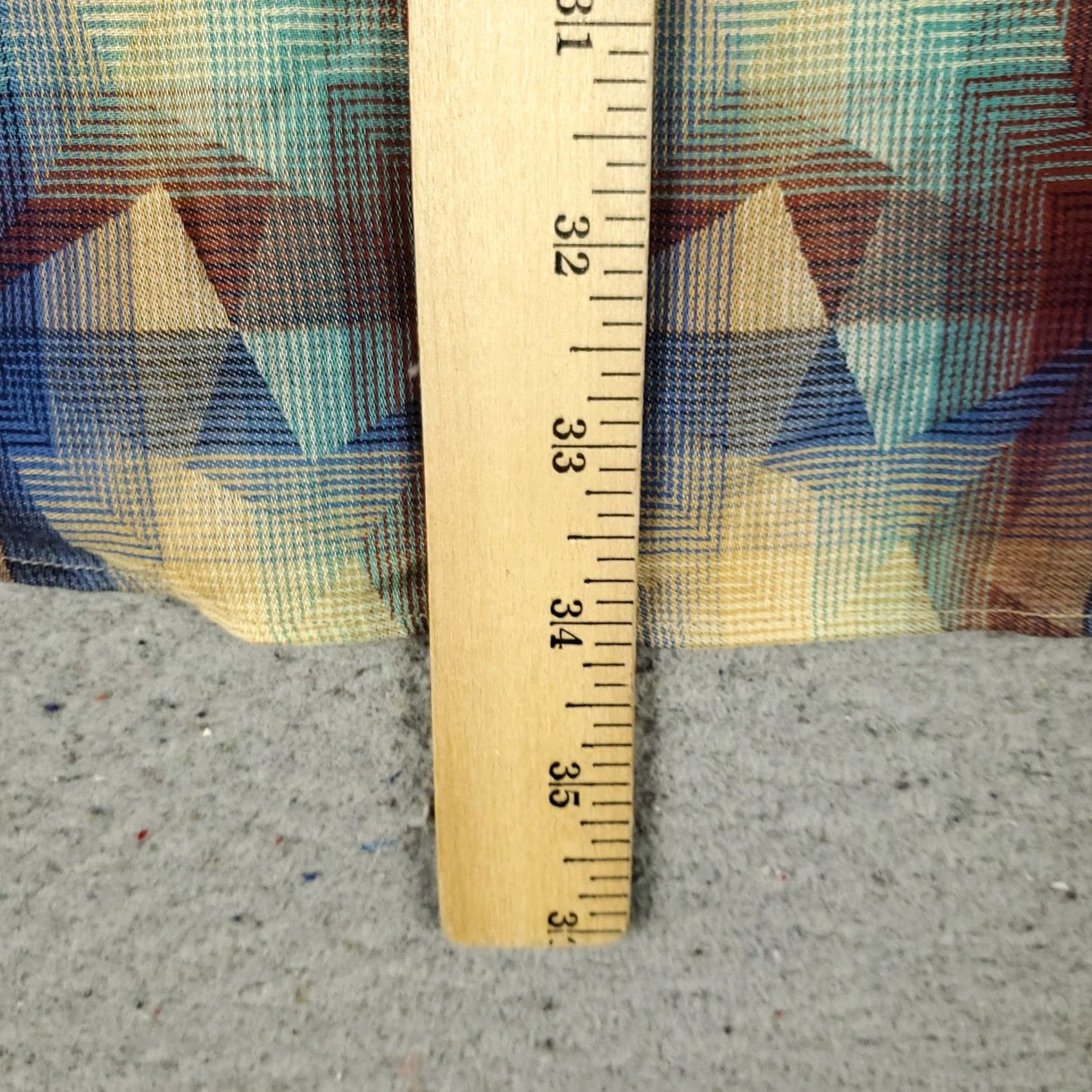 Vintage Jhane Barnes Shirt Mens 2XL Blue Brown Abstract Casual Button Up Long Sleeve Geometric Pattern Modern Classic Preppy Business Workwear Size US XXL / EU 58 / 5 - 4 Thumbnail