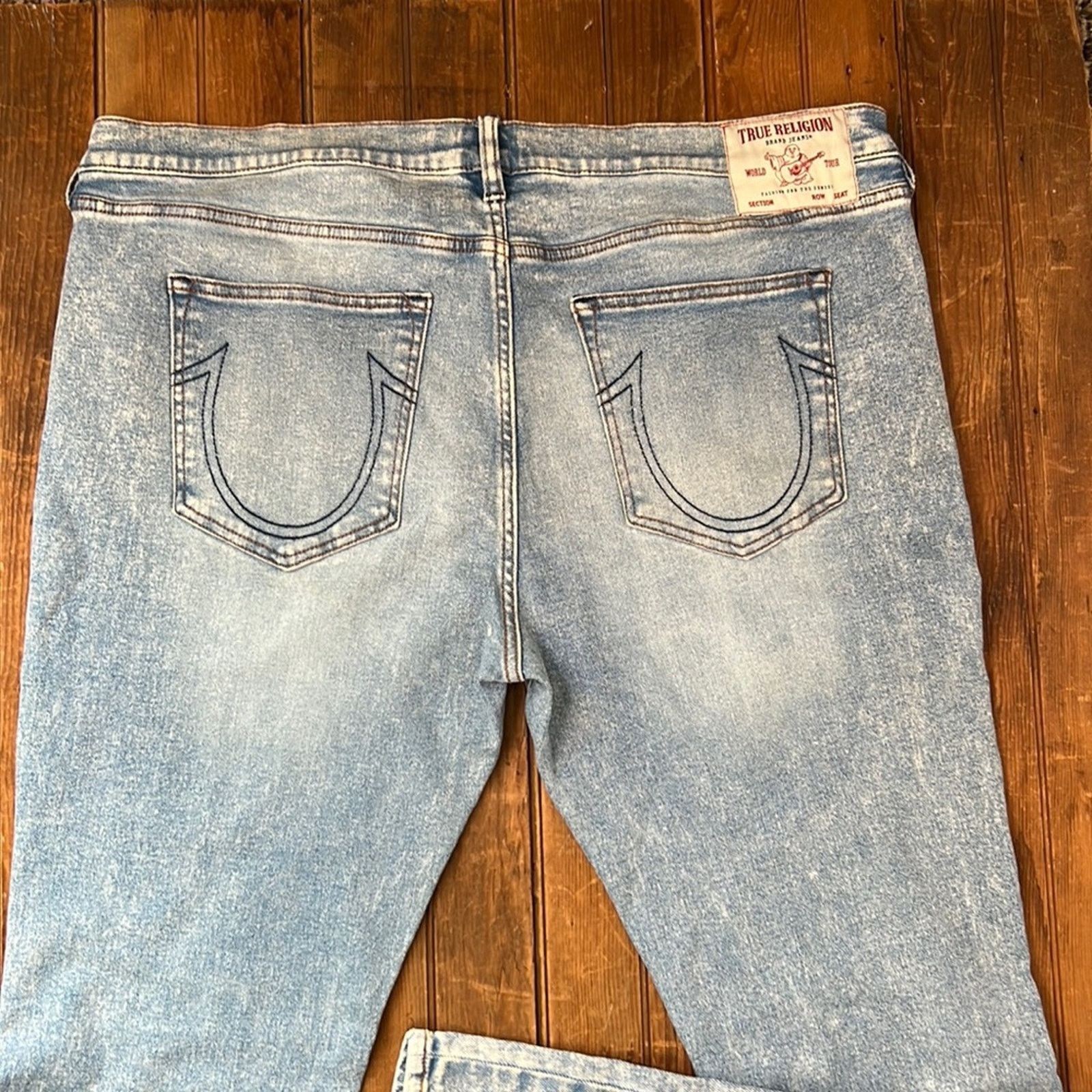 True Religion Mens True Religion Rocco jeans relaxed skinny size 42 Size US 42 / EU 58 - 1 Thumbnail