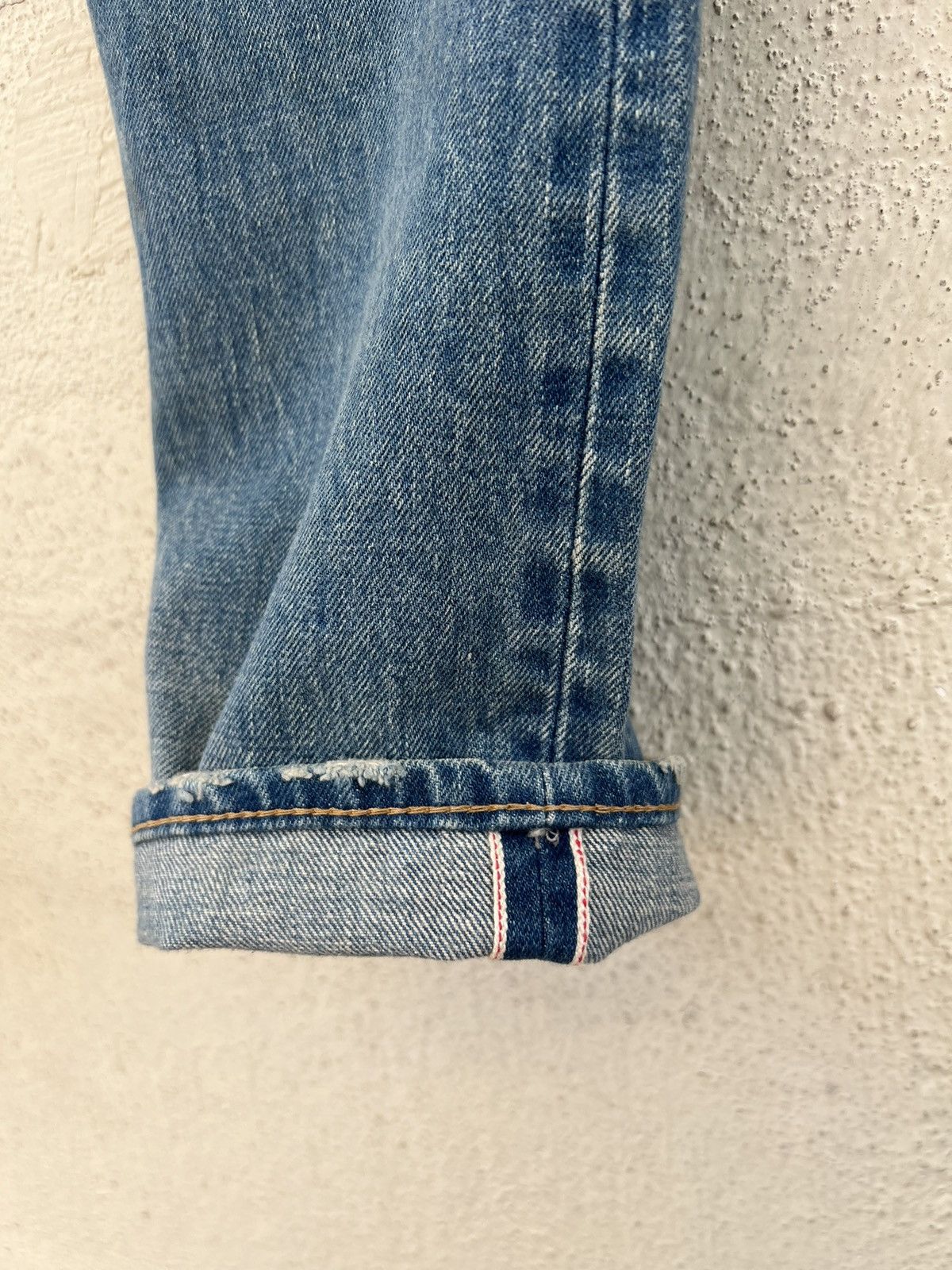 Mr. Olive Mr. Olive Japan Mud Denim Selvedge Distressed Jeans Size US 29 - 14 Thumbnail