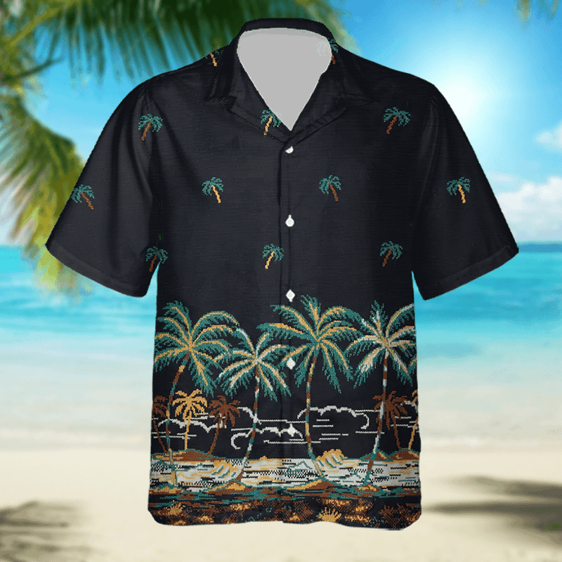 The Unbranded Brand × Vintage The Tale of a Hawaiian Shirt – Illustrated Island Narrative Size US L / EU 52-54 / 3 - 5 Thumbnail