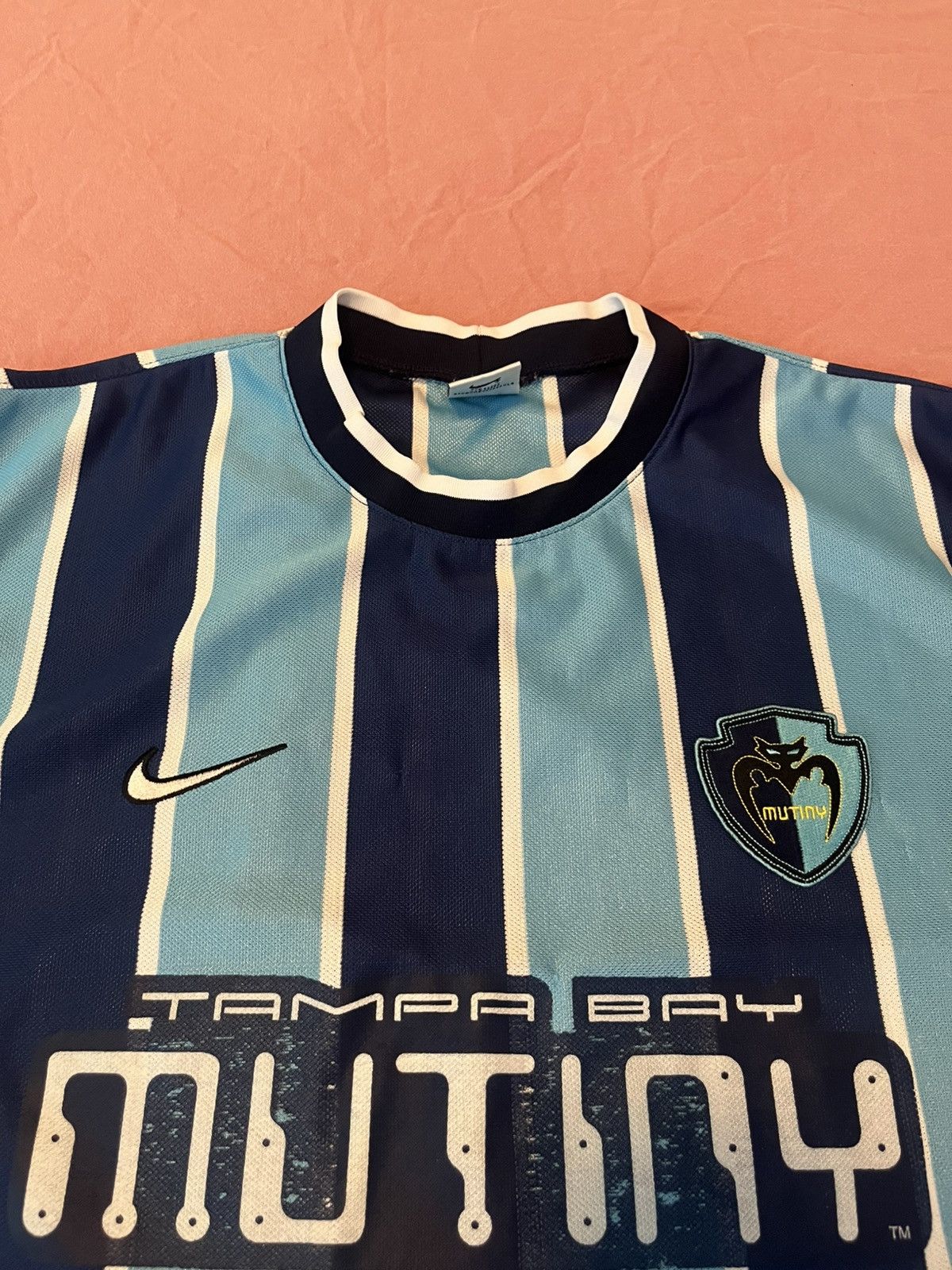 Nike Rare Vintage 1997-98 Tampa Bay Mutiny Home Jersey – MLS Size US XL / EU 56 / 4 - 3 Thumbnail