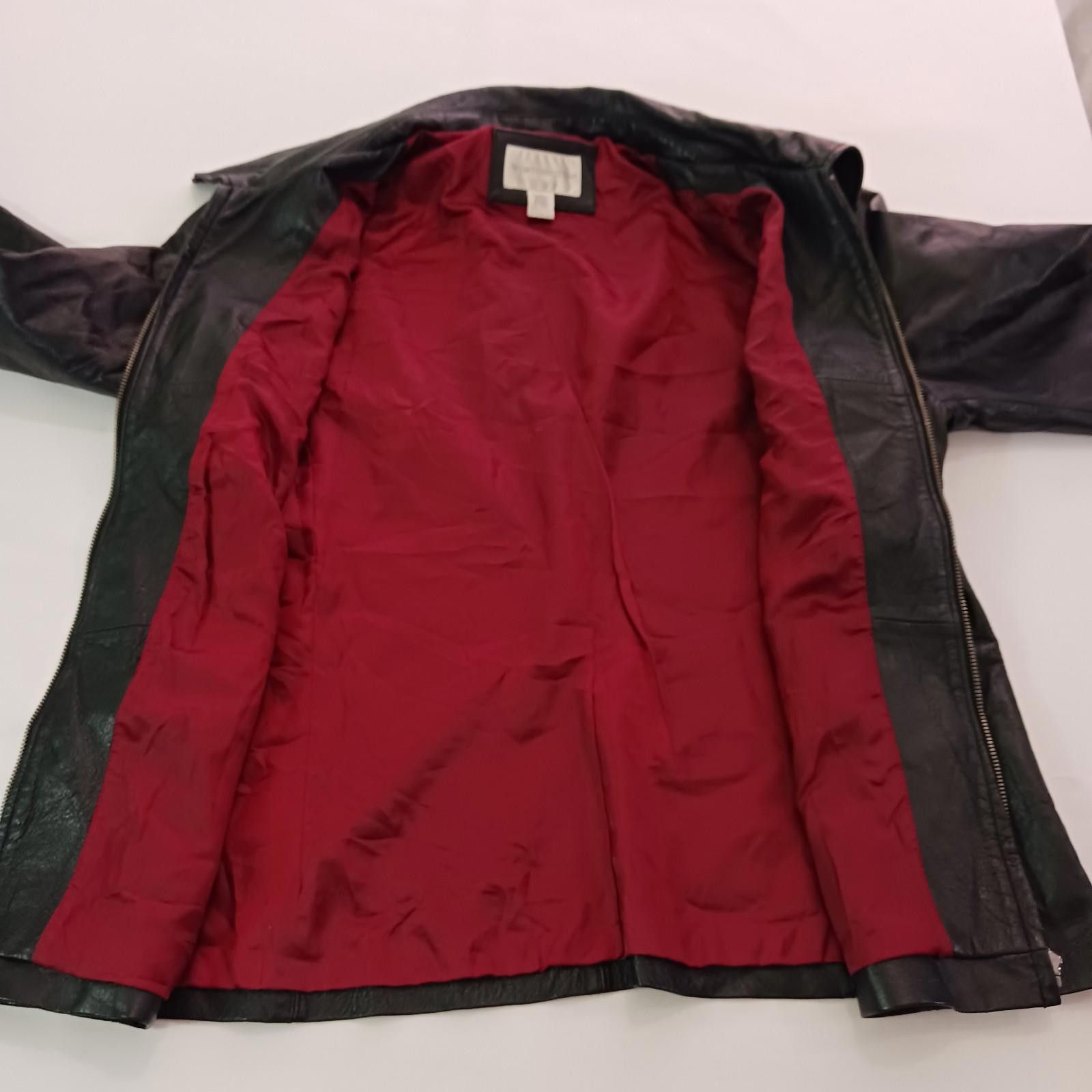 Designer Worthington RN#93677 Women's Black Genuine Leather Jacket XL Size XL / US 12-14 / IT 48-50 - 8 Thumbnail